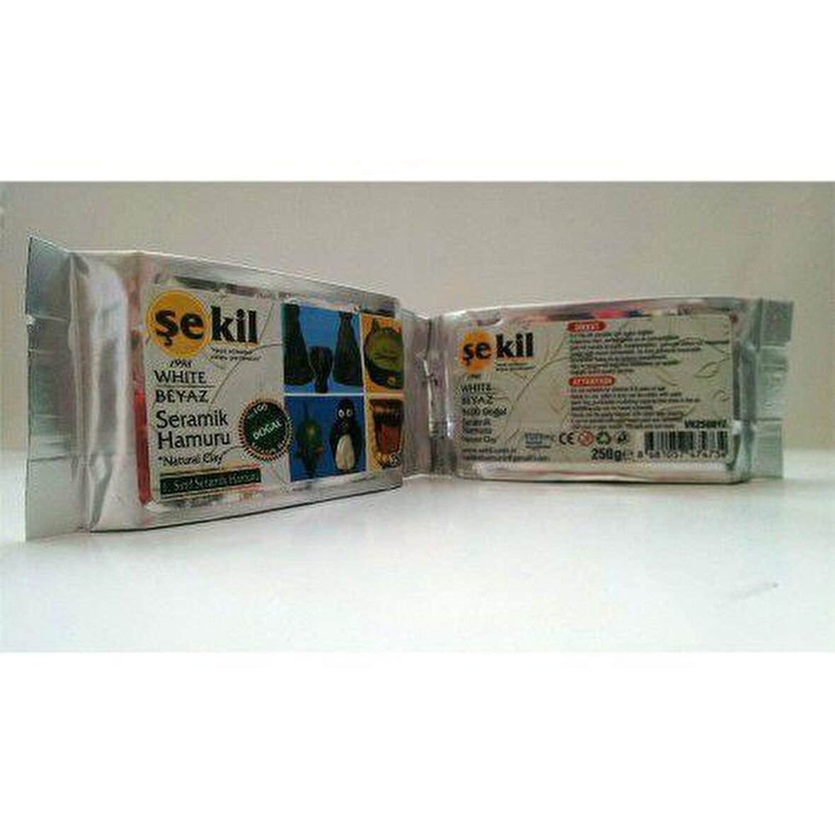 Şekil Seramik Hamuru 250 GR Beyaz VK250BYZ