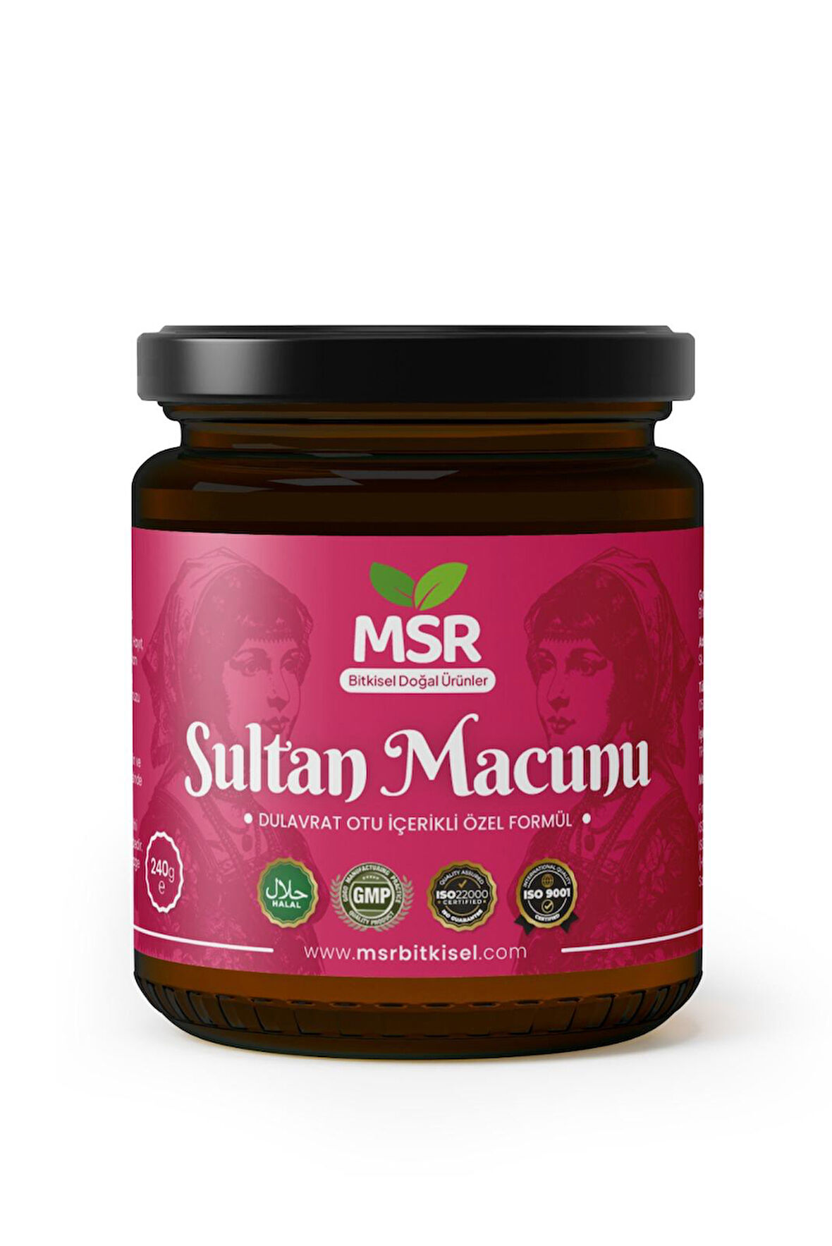MSR BİTKİSEL Sultan Macunu Dulavrat Otu Hayıt ve Civan perçemi İçreren Macun 240g