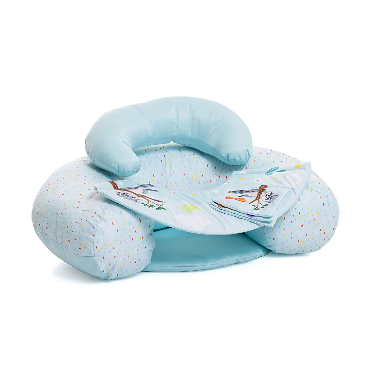 baby plus Güvenli Oturma ve Bel Destekli Aktivite Minderi