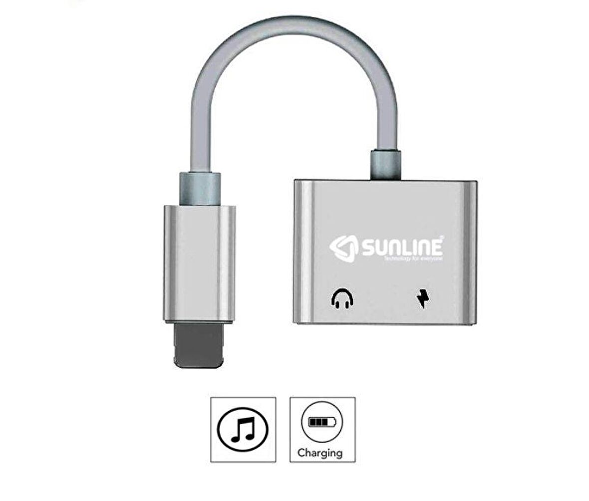 Sunline 192401 Iphone Lightning Kulaklık Şarj Çv