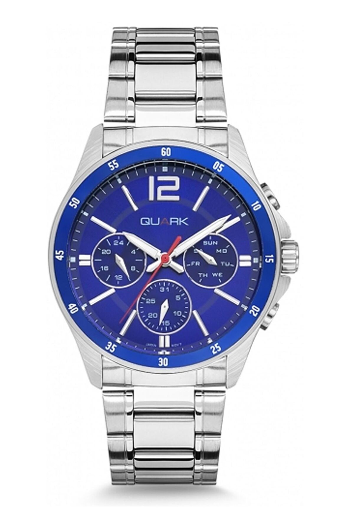 Quark QM1374D-2A Klasik Çelik Erkek Kol Saati