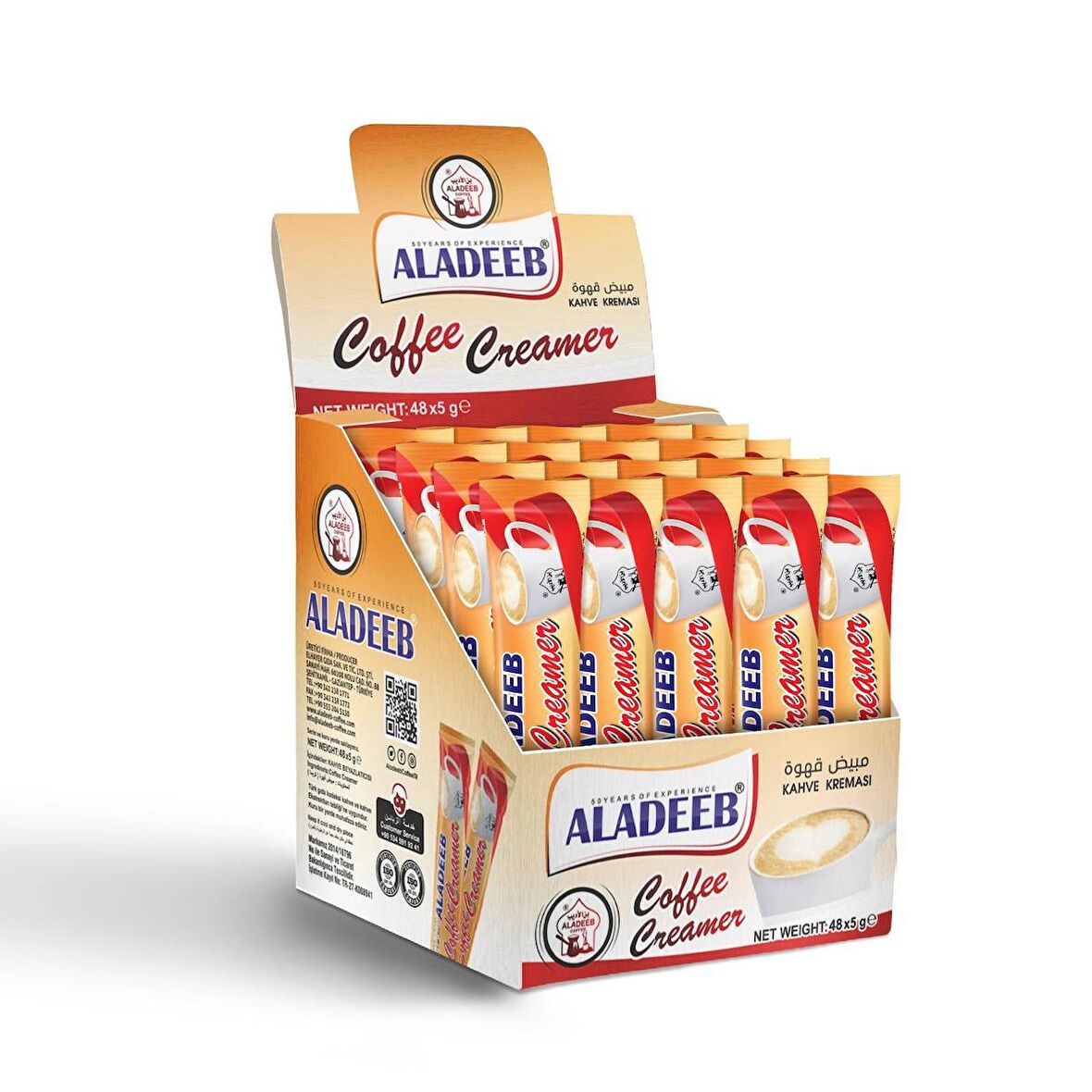 ALADEEB KAHVE KREMASI 5GR 48 Lİ (48X5GR)