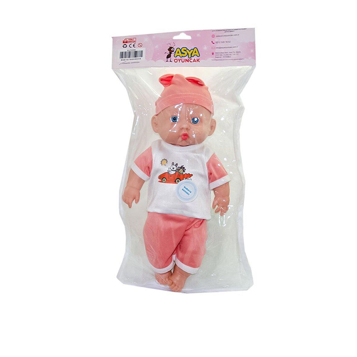 ELF23202 Sesli Asya Bebek 35 cm