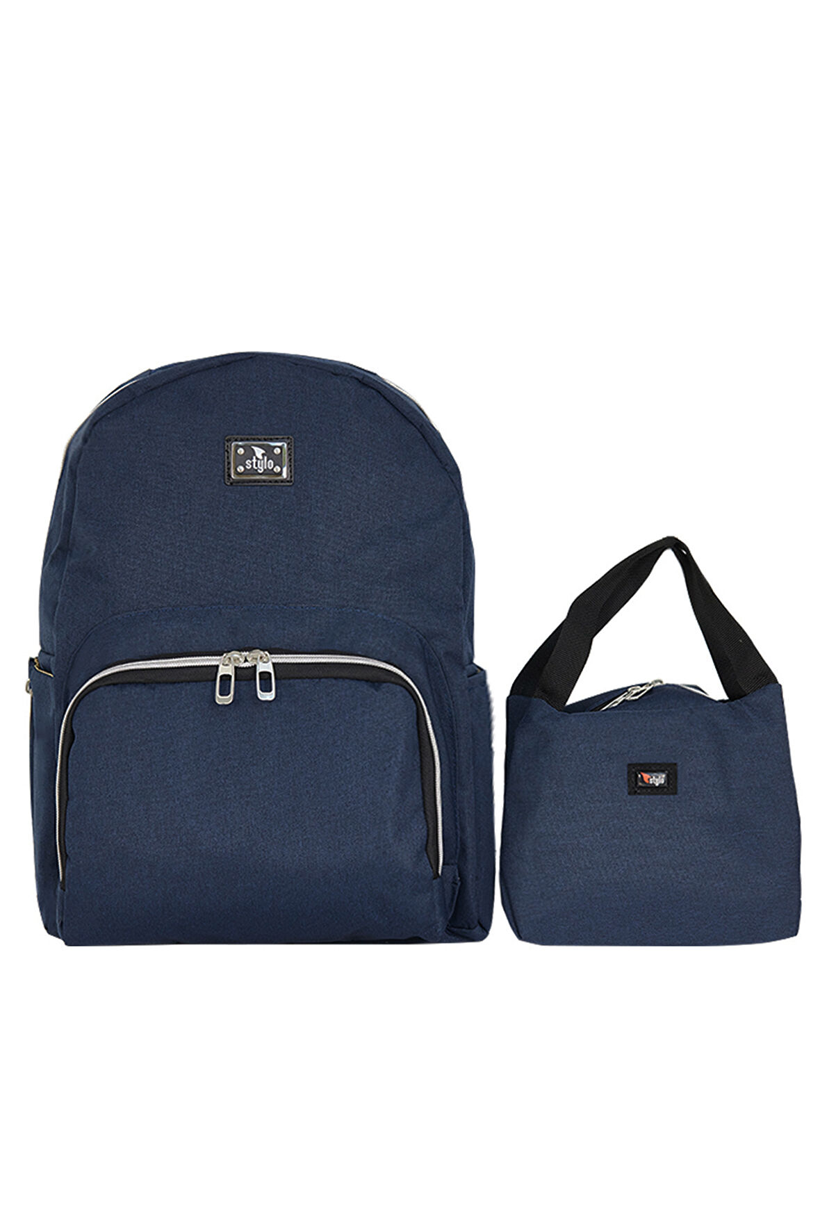 Stylo Duo Backpack Anne Çanta Lacivert