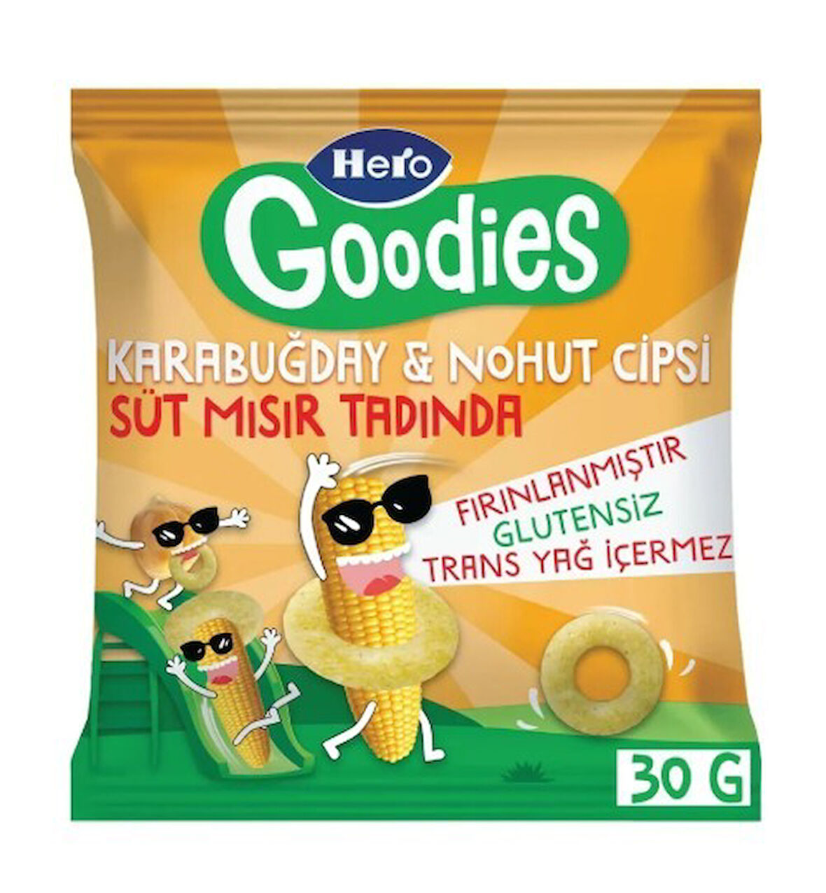 Hero Goodies Süt Mısırlı Sağlıklı Cips 30 Gr