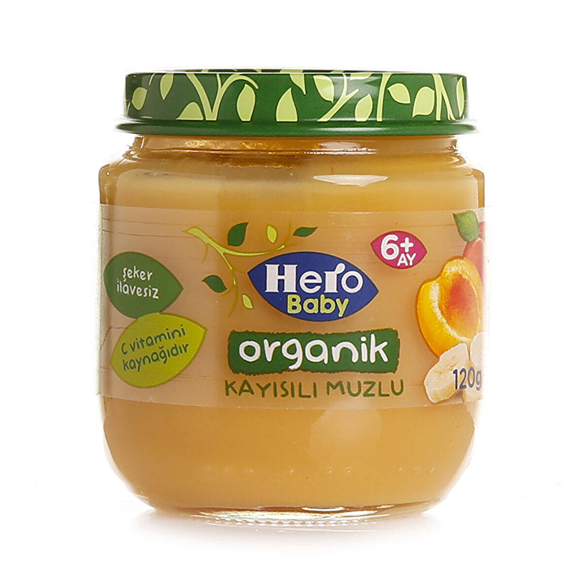 Hero Baby Optipro Kayısı - Muz Prebiyotik Kavanoz Maması 120 gr