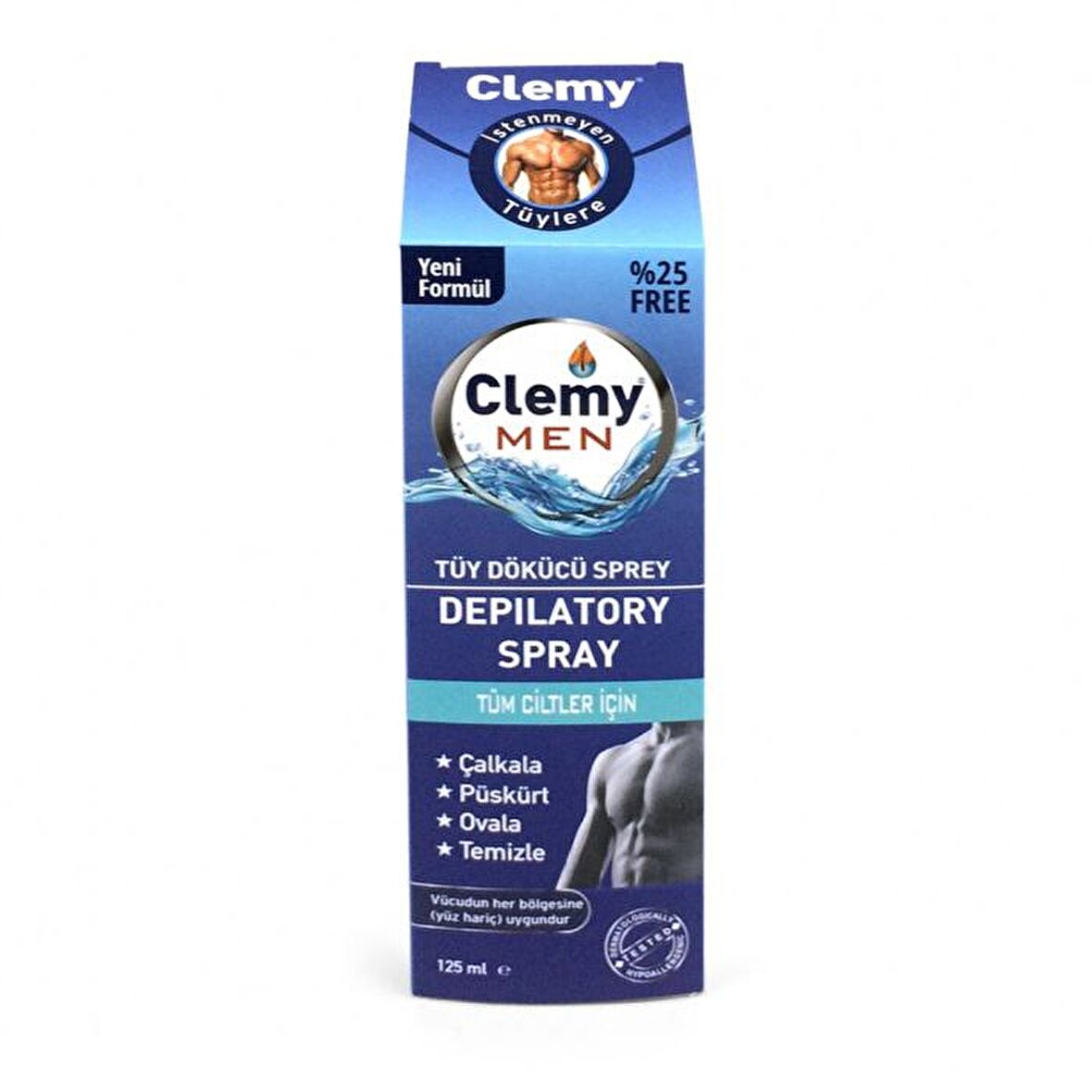 Clemy Men Tüy Dökücü Sprey 100 ml