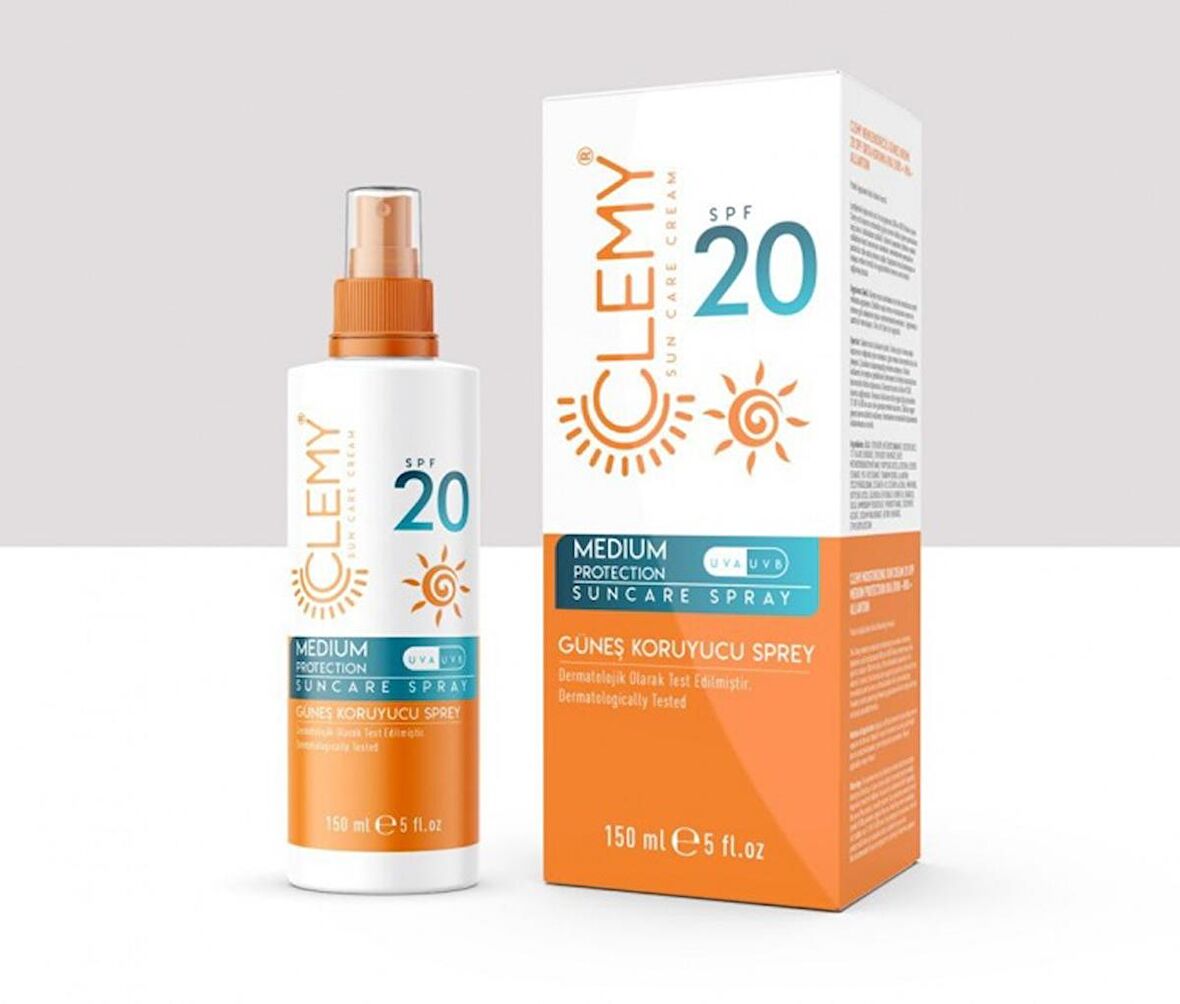 Clemy Sun 20 FK Spreyli Koruyucu Losyon 150 ml