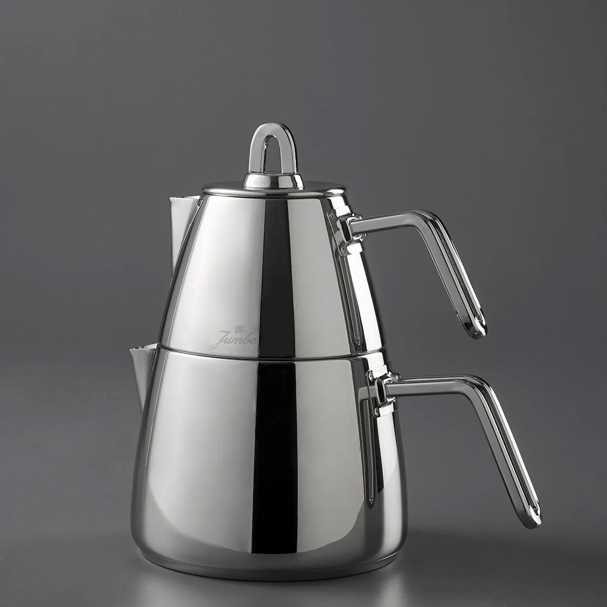 Jumbo Teos Metal Saplı Çaydanlık