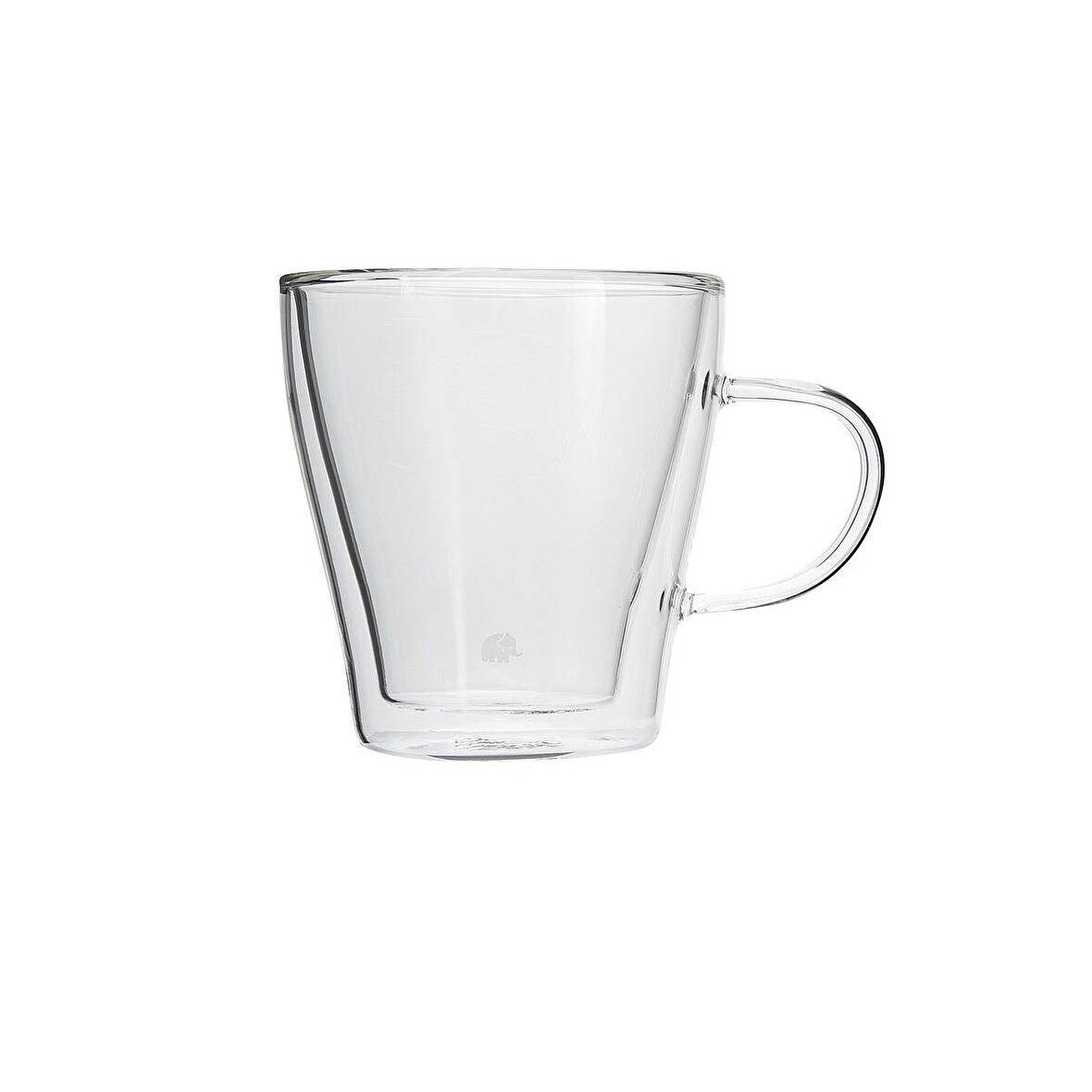 Jumbo Çift Camlı 2li Kulplu Bardak Seti 250 ml