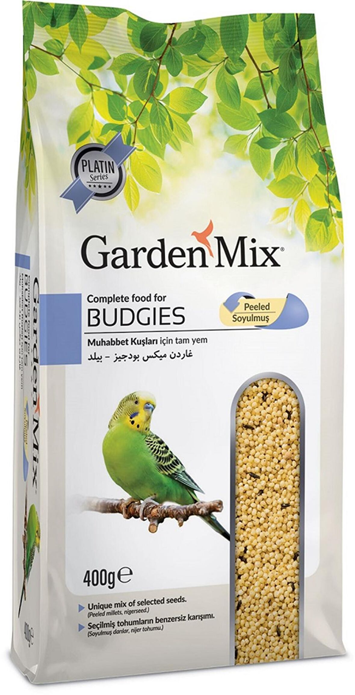 Garden Mi x Paraket Sade 500 Gr Papağan Yemi 