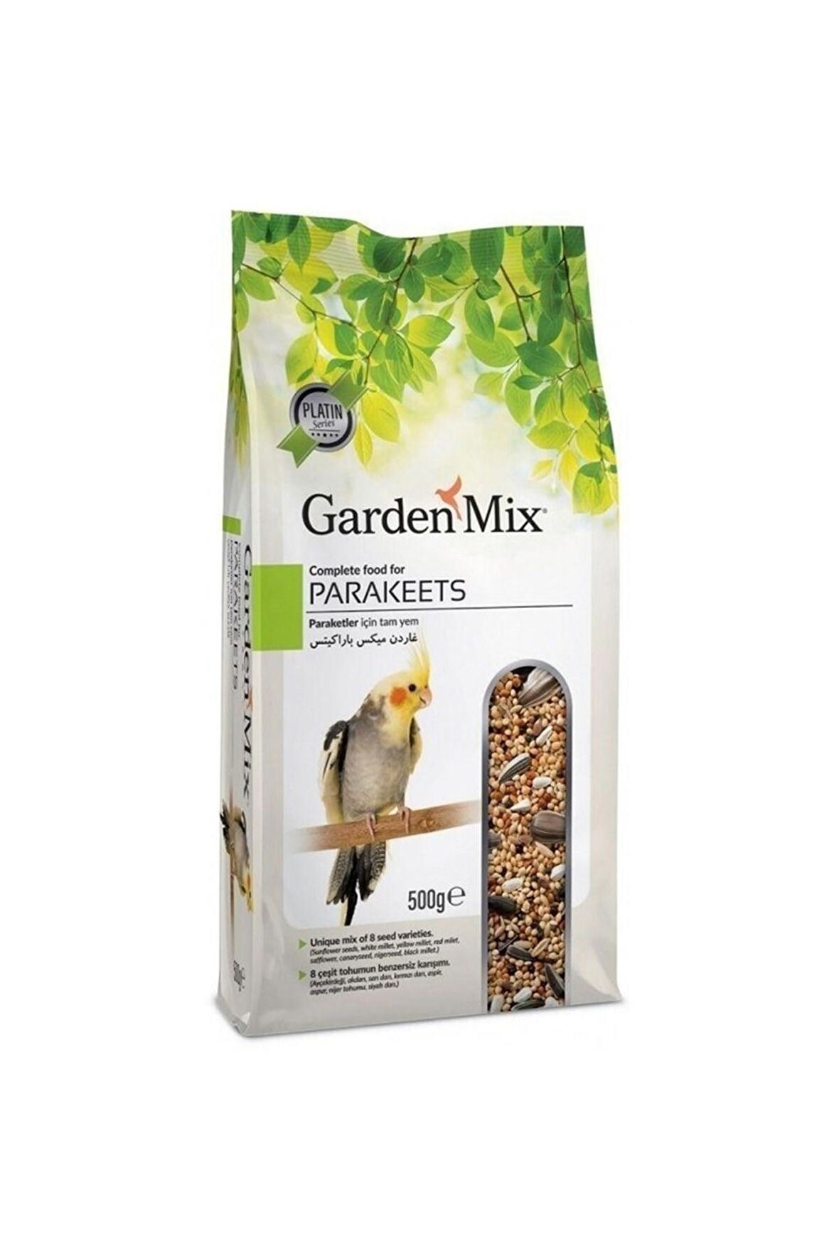 10 Adet 500 Gram Garden Mix Platin Paraket Yemi