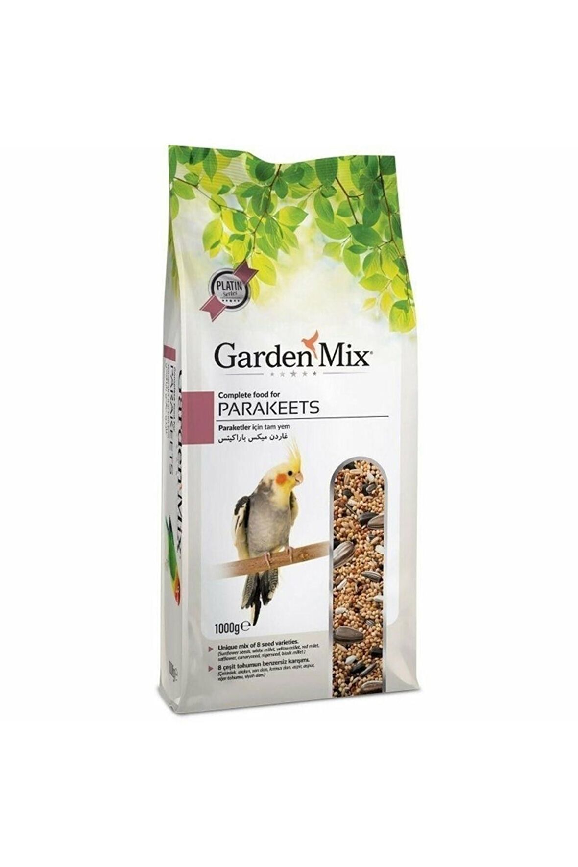 Garden Mi x Paraket 5 x 1 Kg Papağan Yemi 