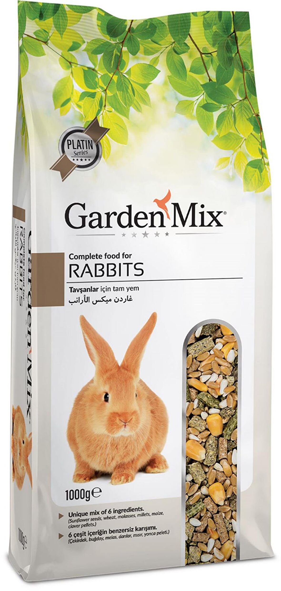 Gardenmix Platin Tavşan Yemi 1 Kg