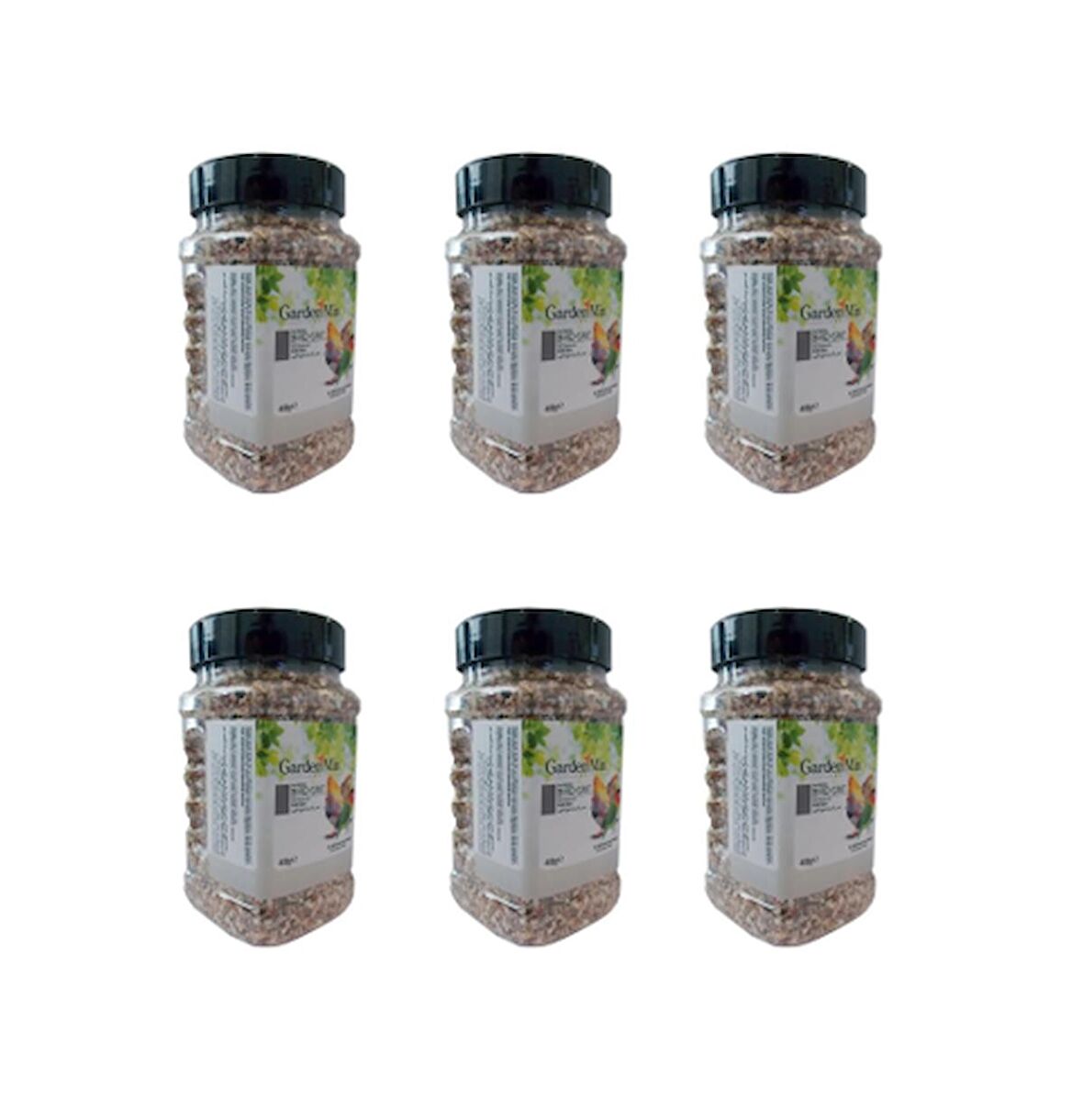 Gardenmix Platin Grit Kuş Kumu 400 gr x 6 Adet