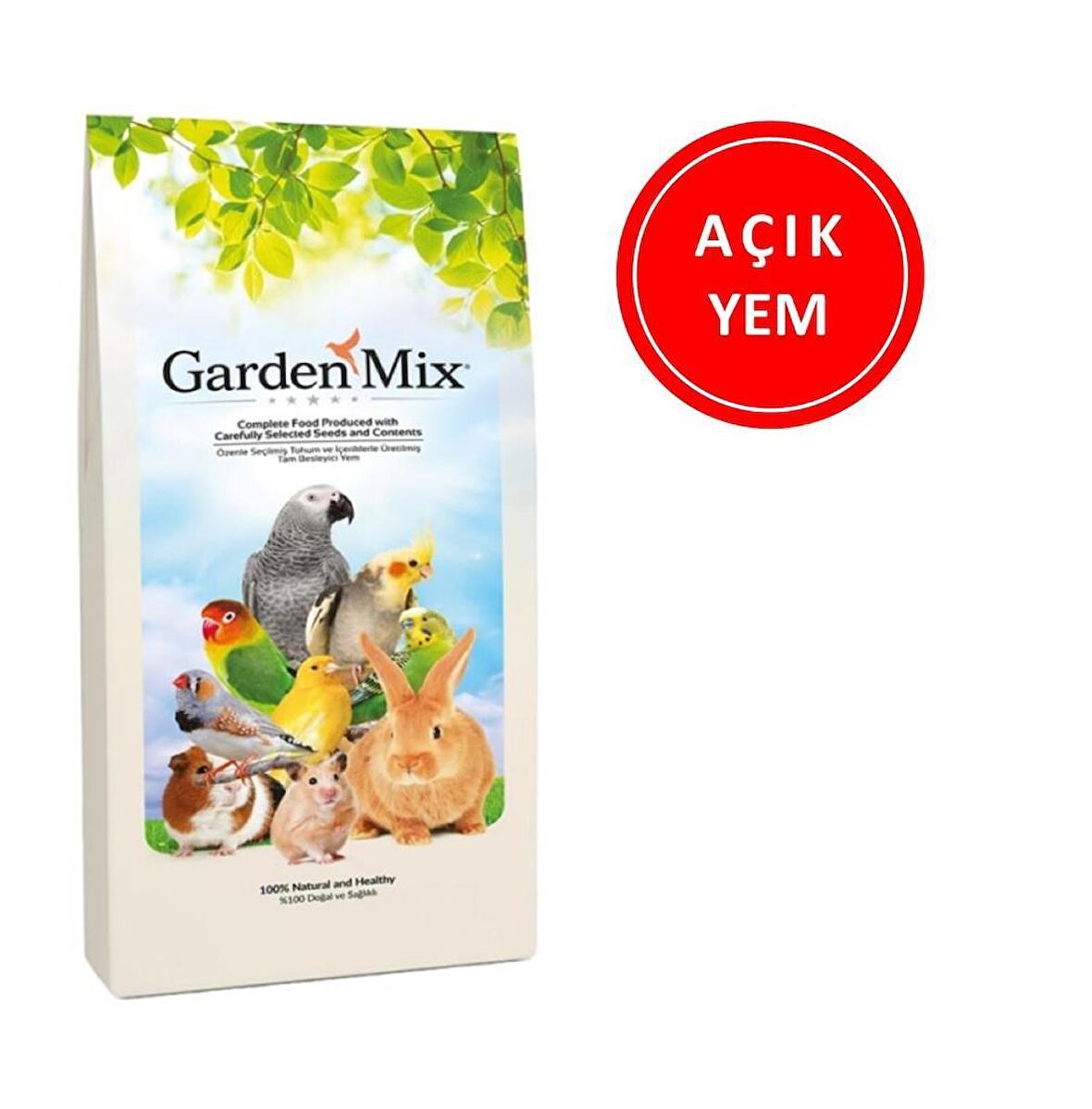 Gardenmi x Sade 1 Kg Muhabbet Kuşu Yemi 