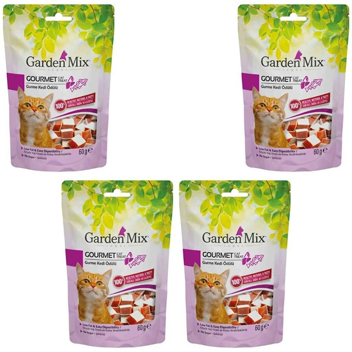 Gardenmix Gurme Kedi Ödül Maması 60gr x 4 Adet