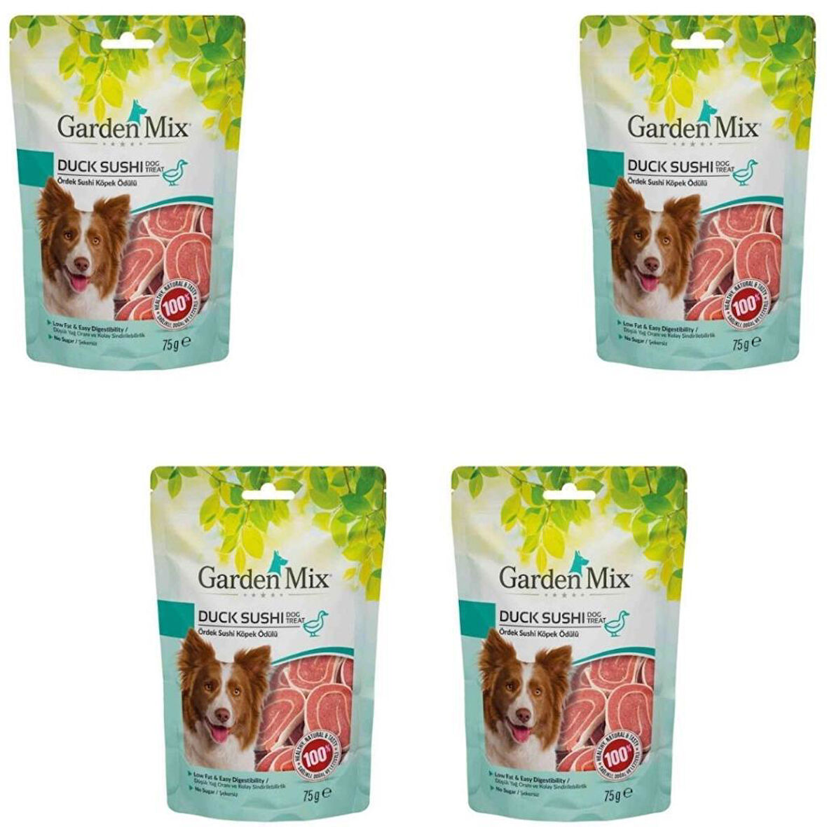 Gardenmix Ördekli Sushi Köpek Ödül Maması 75gr x 4 Adet