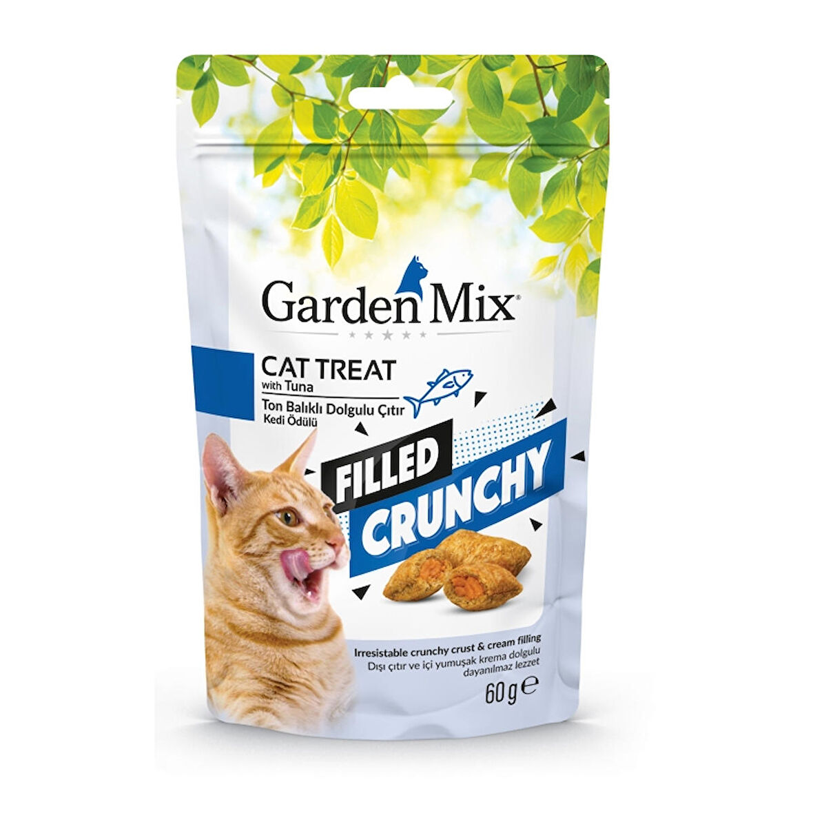 Garden Mix Ton Balık Dolgulu Çıtır Kedi Ödülü 60 Gr