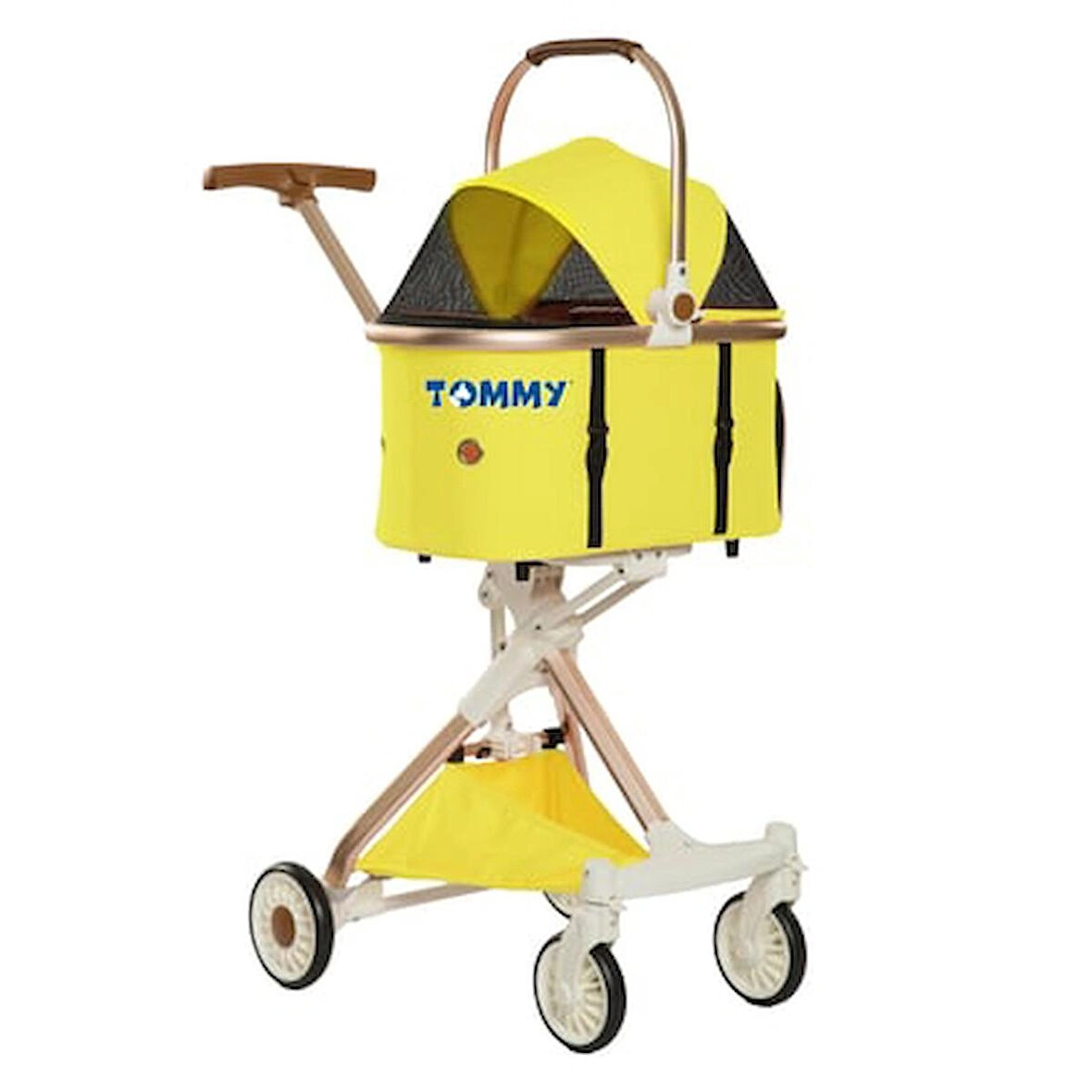 Tommy Gold Kedi Ve Köpek Gezdirme Arabası 110 cm (Sarı)