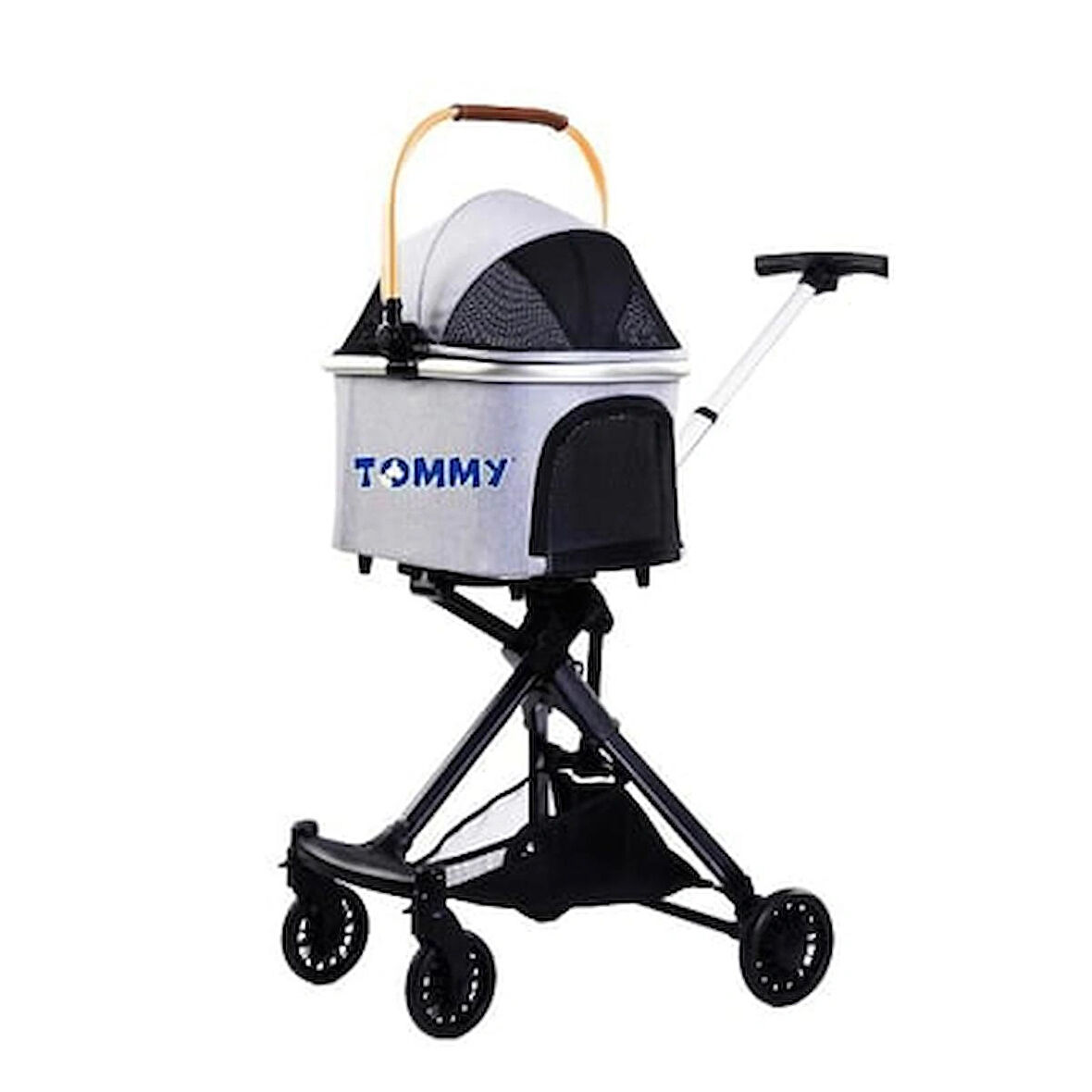Tommy Gold Kedi Ve Köpek Gezdirme Arabası 110 cm (Gri)