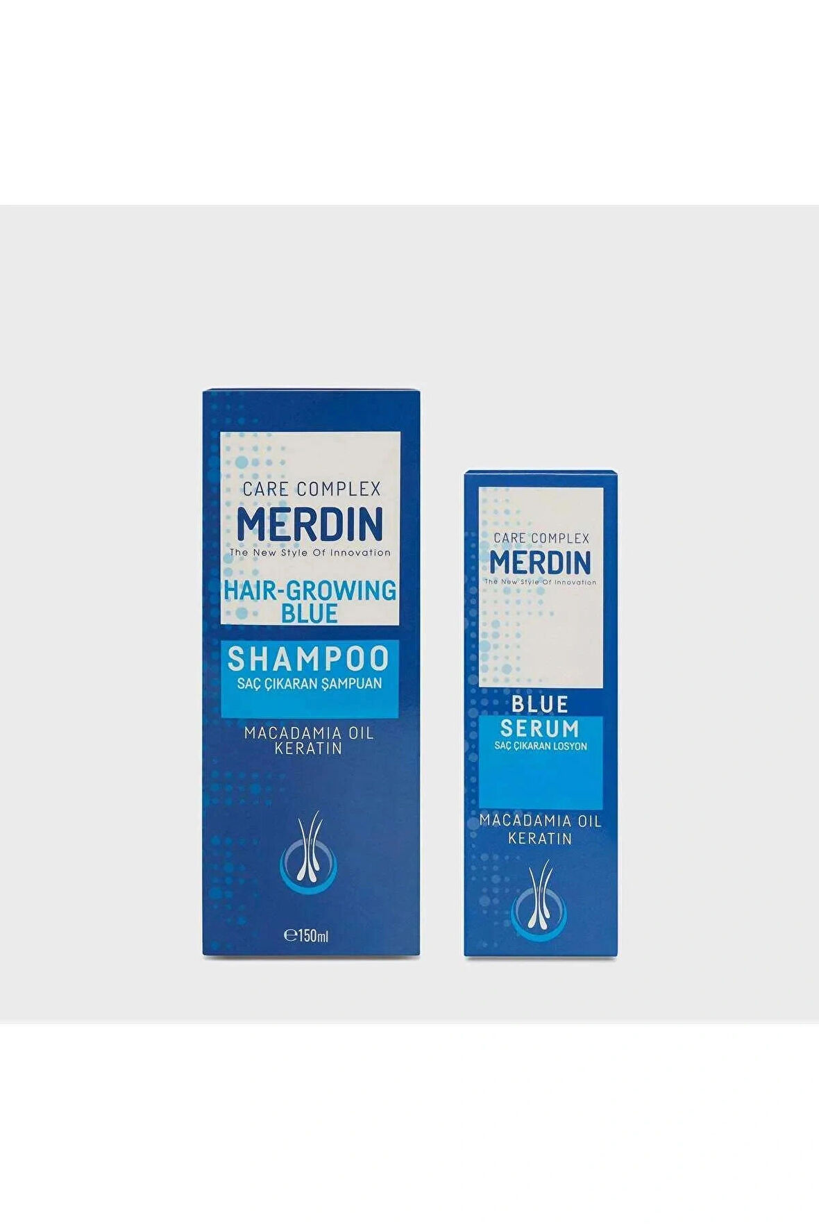 Merdin Bakım Kompleksi - Mavi Losyon (Serum)+Mavi Şampuan