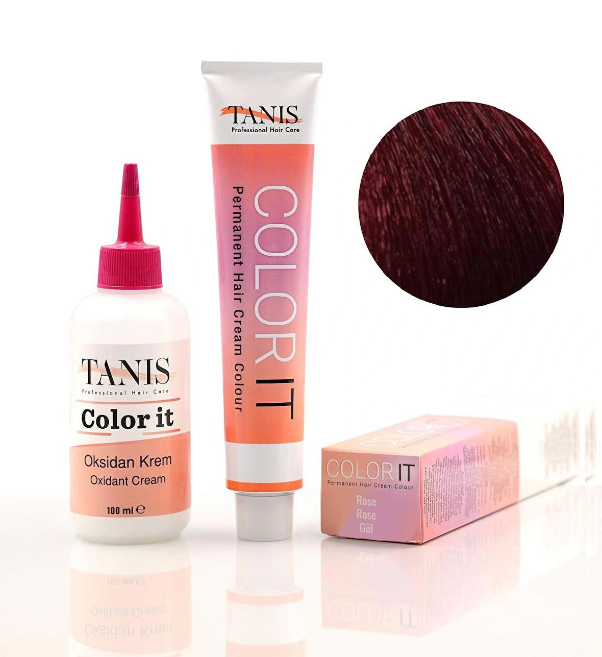 TANİS COLOR-IT (100 ML) Permanent Saç boyası Gül (Rose)