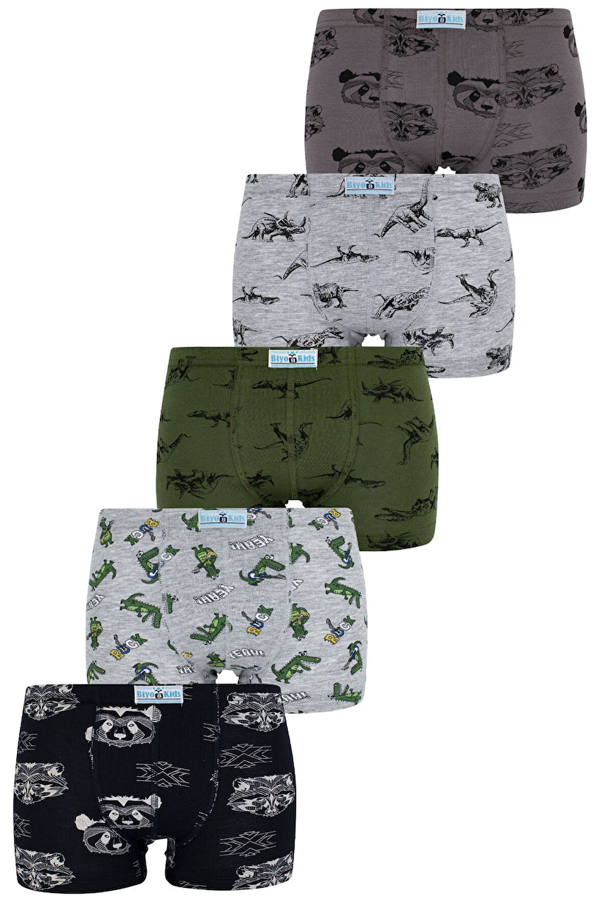 BYO 2491 5 Lİ BOXER RENKLİ