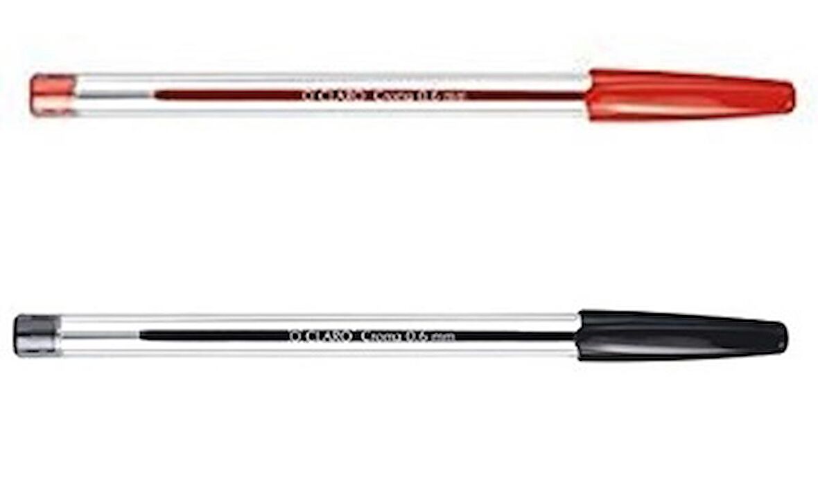 Claro Croma Tükenmez Kalem 0.6 Mm Kırmızı 3 adet