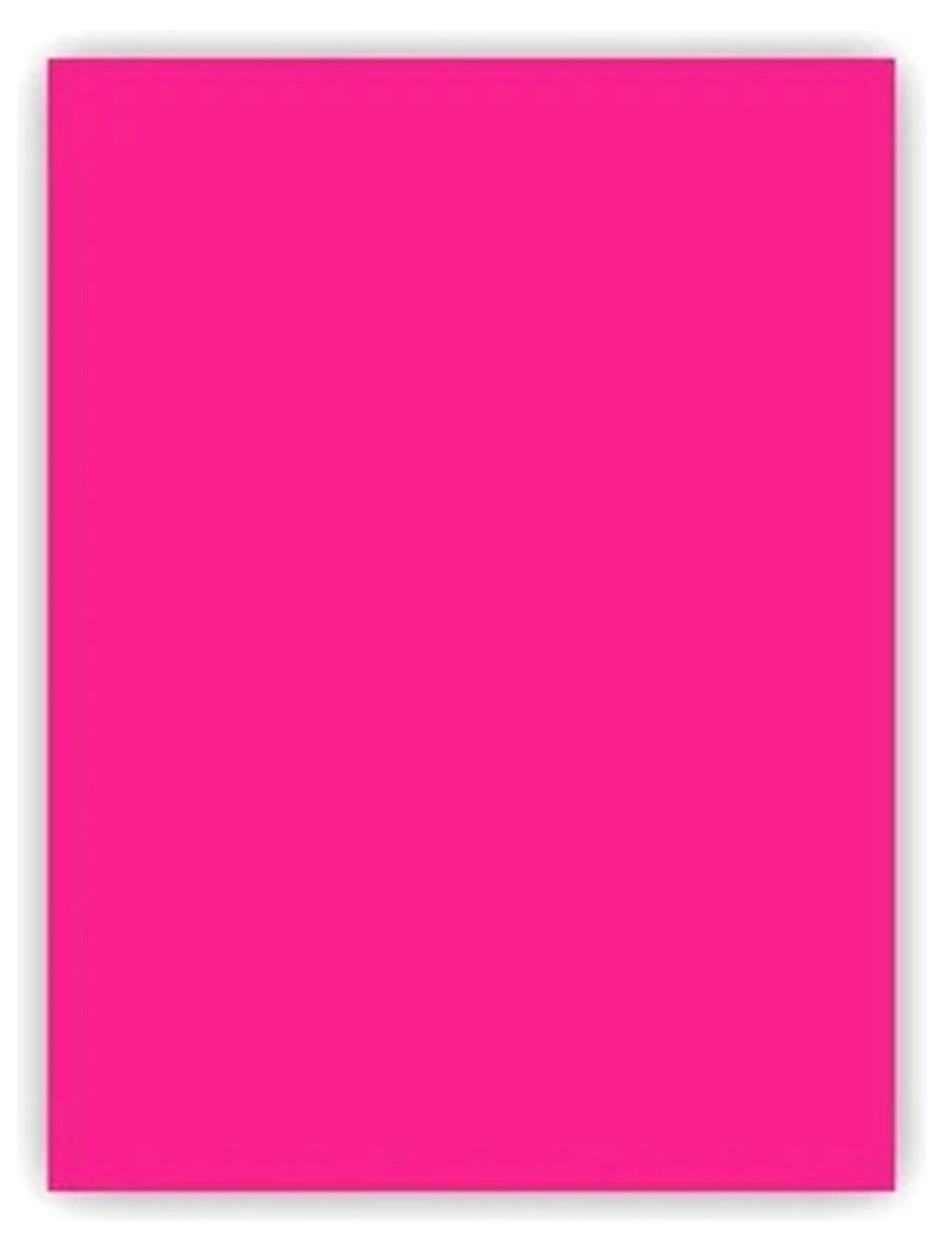 Fosforlu Fon Kartonu 50X70 Pembe Rulo Şeklinde - 6 adet