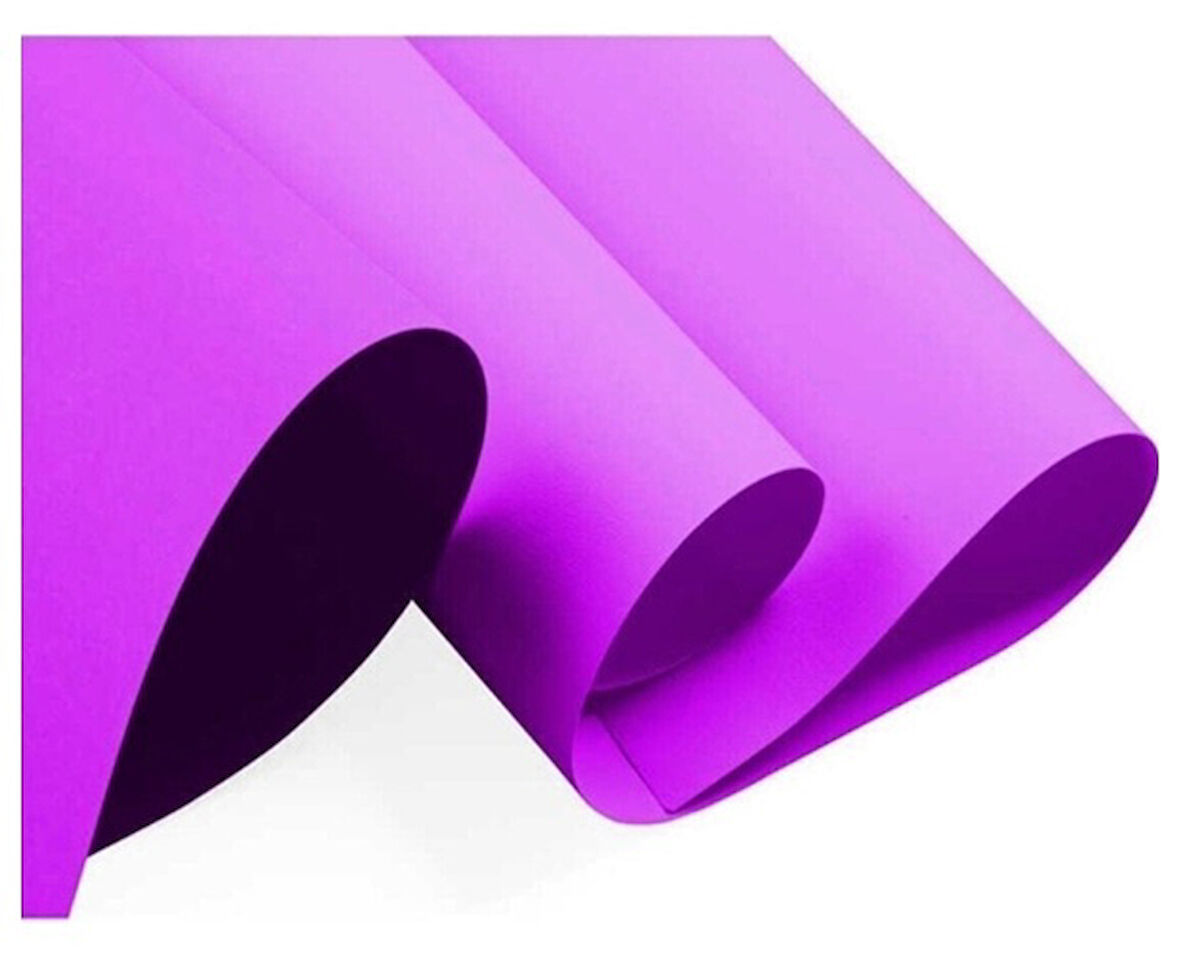 Fon Kartonu 50X70 Mor 160 gr Rulo Şeklinde - 10 adet