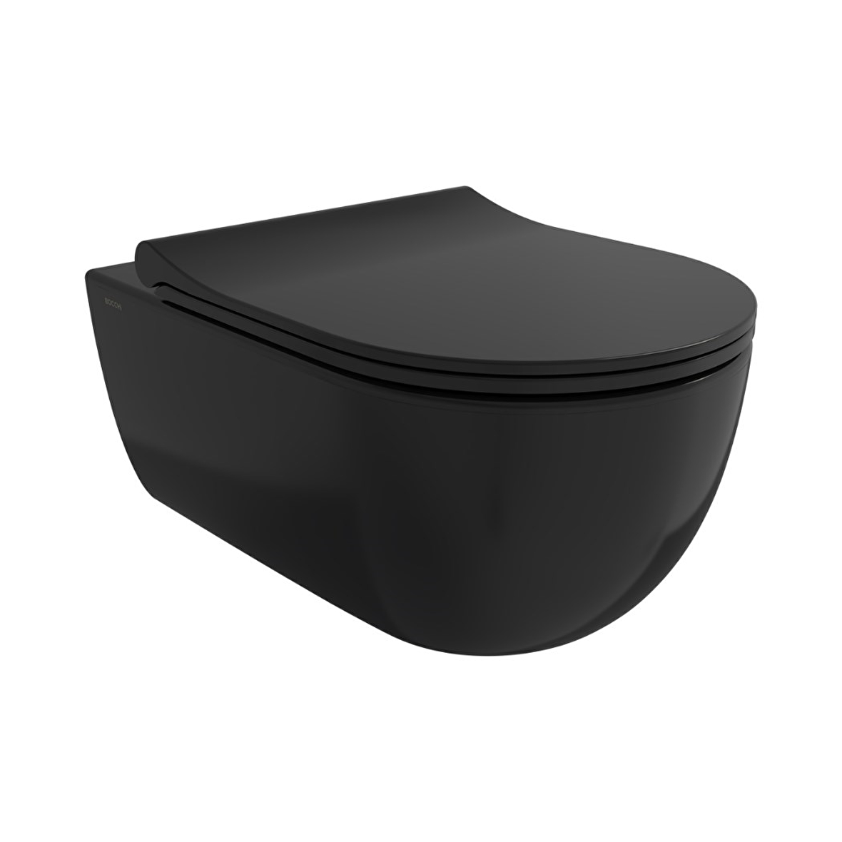 Bocchi V Tondo Rimless Asma Klozet Mat Siyah