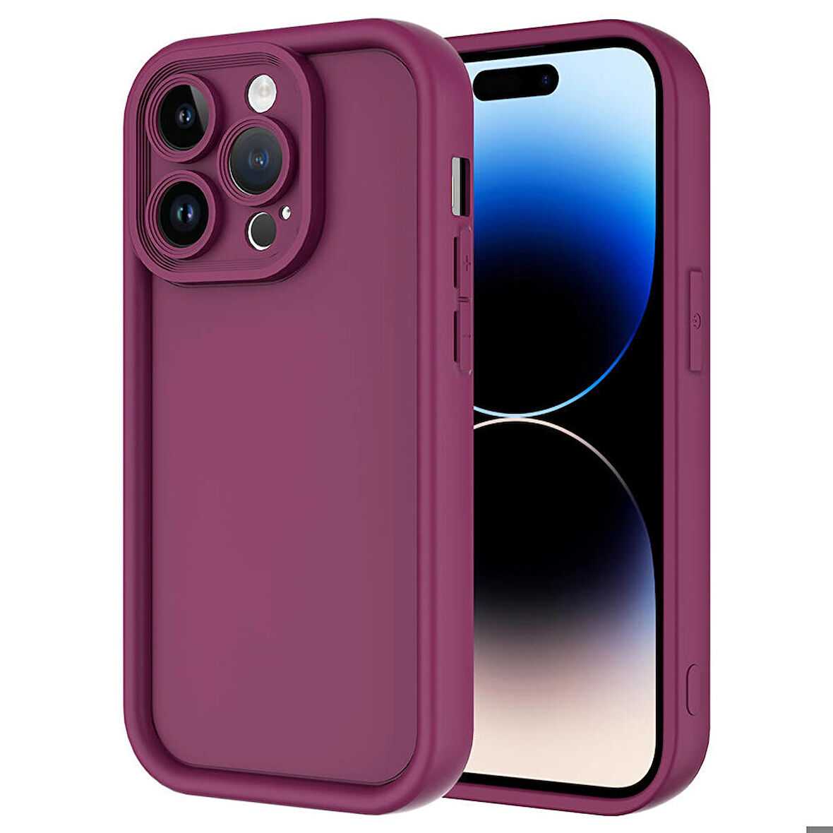 iPhone 14 Pro Kılıf Kamera Korumalı Ananas Silikon Kapak