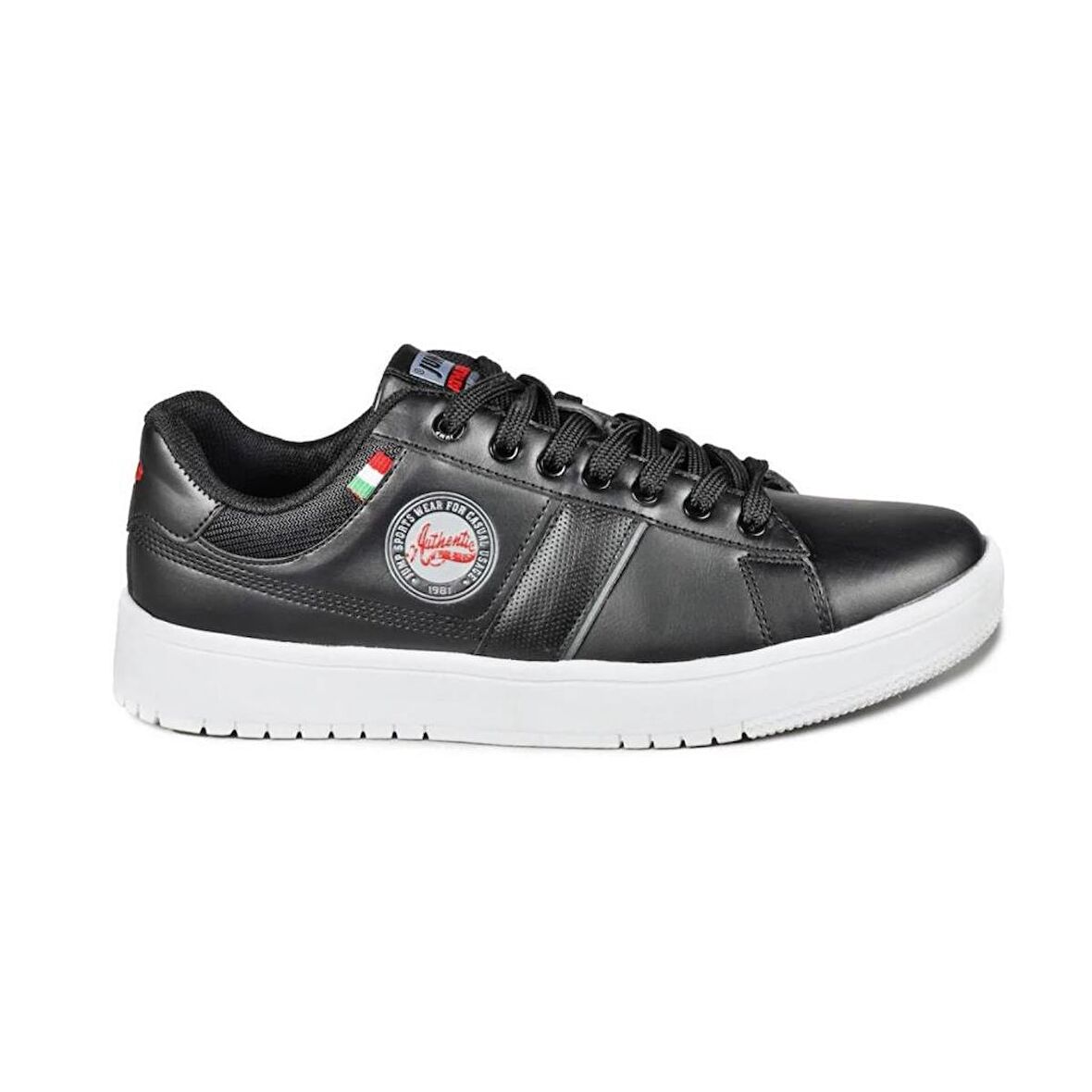 Jump 27796 Spor Ayakkabı Siyah-Kırmızı