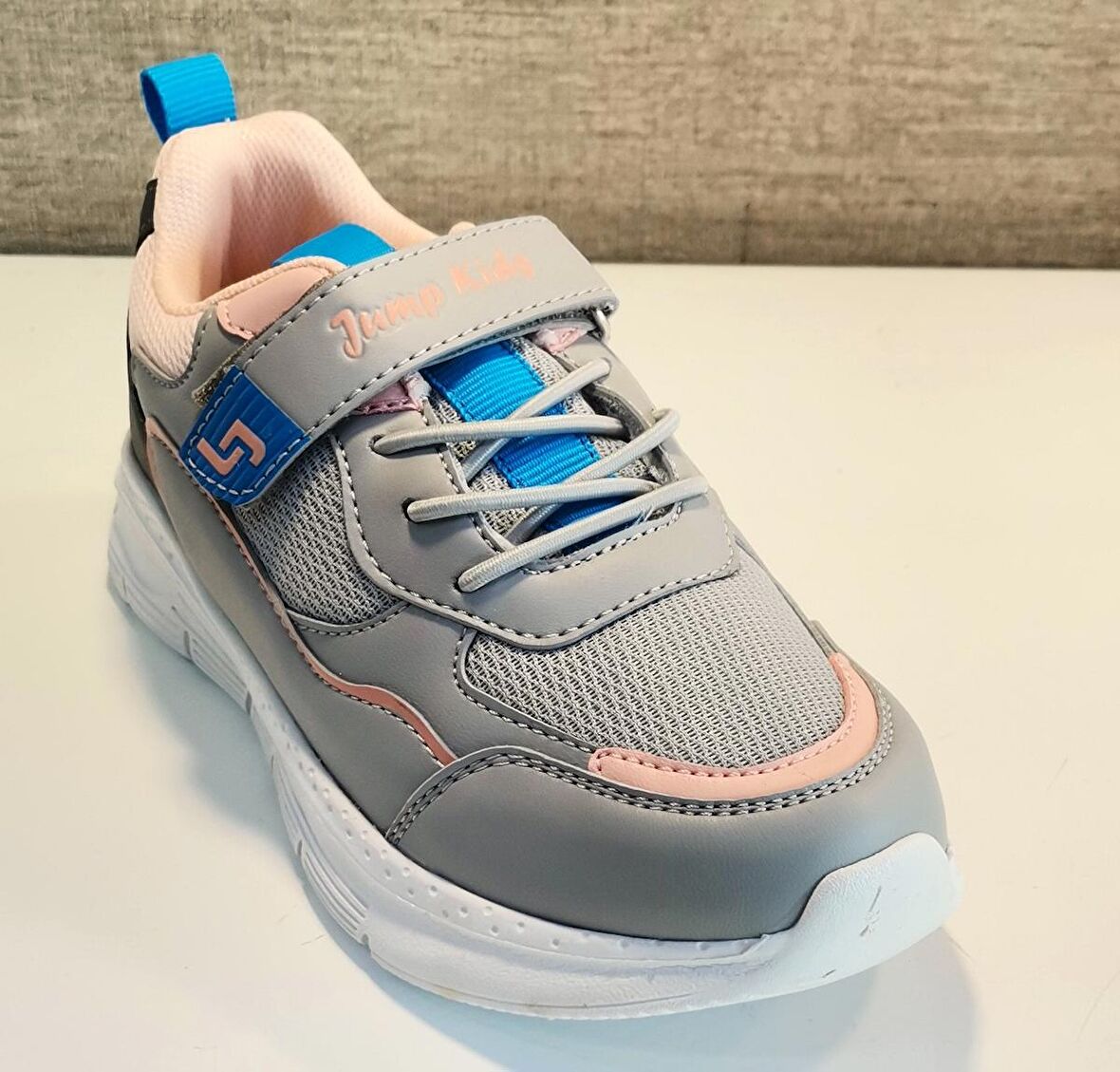 Jump 28122 Çocuk Spor Ayakkabı Gri / Somon