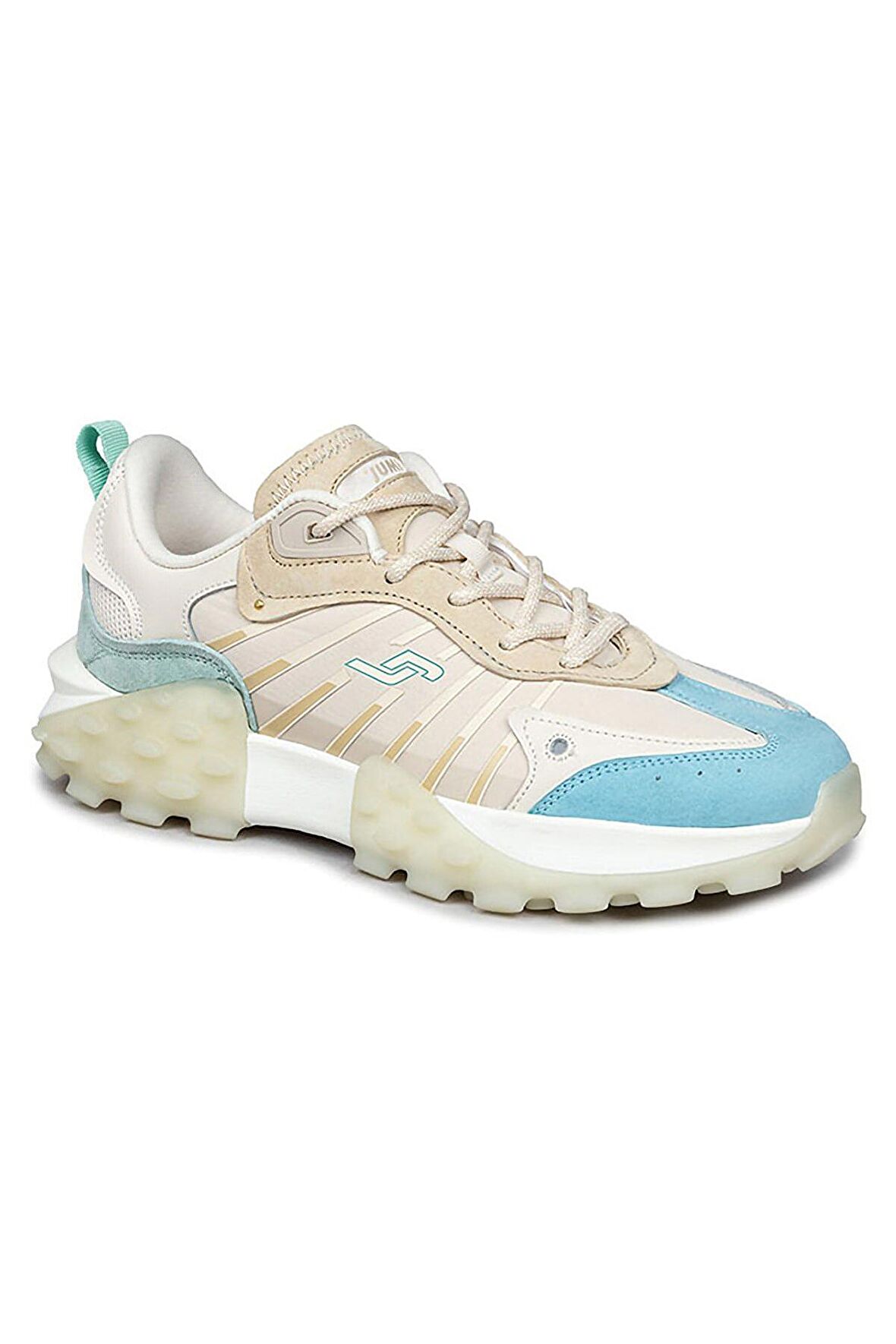Jump 29092 Unisex Sneaker Spor Ayakkabı Bej - Mint