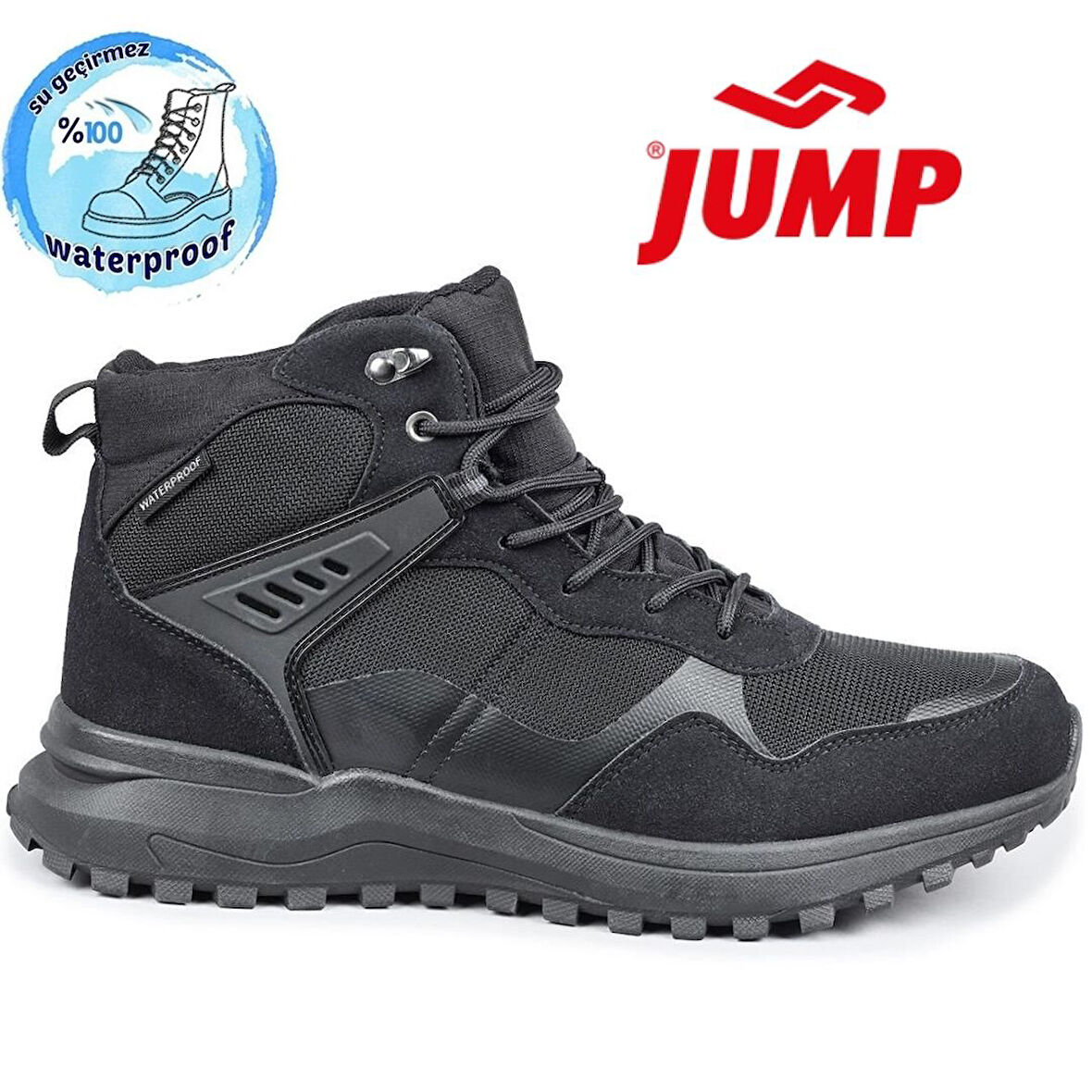 Jump 28655 WaterProof Kaymaz Taban Ortopedik Erkek Bot