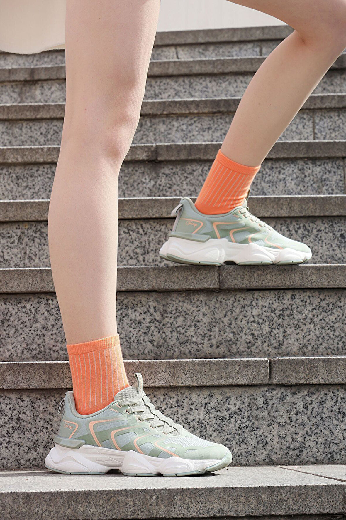 29907 Yeşil Kadın Sneaker Günlük Spor Ayakkabı