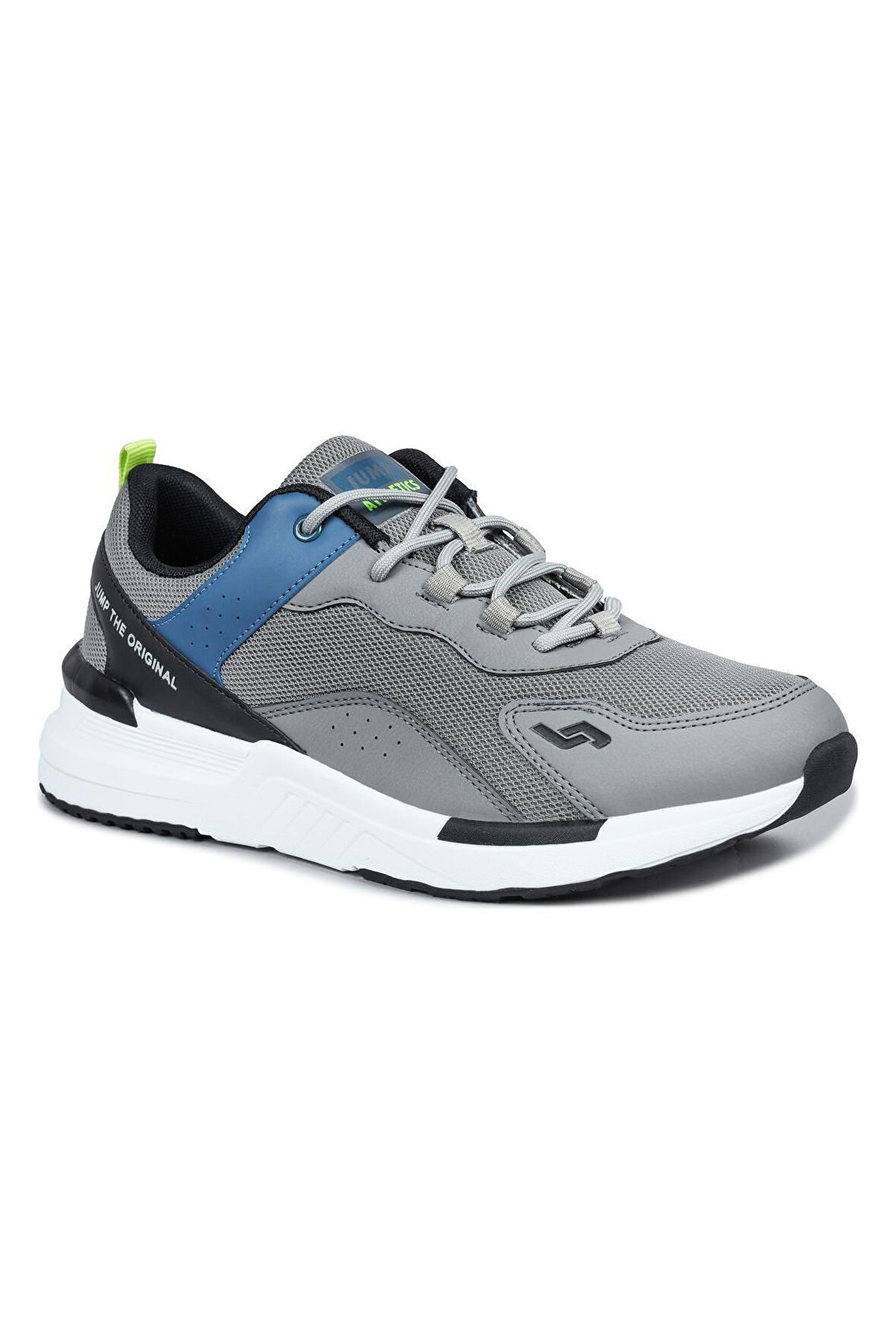 30607 Gri - Mavi Erkek Sneaker Günlük Spor Ayakkabı