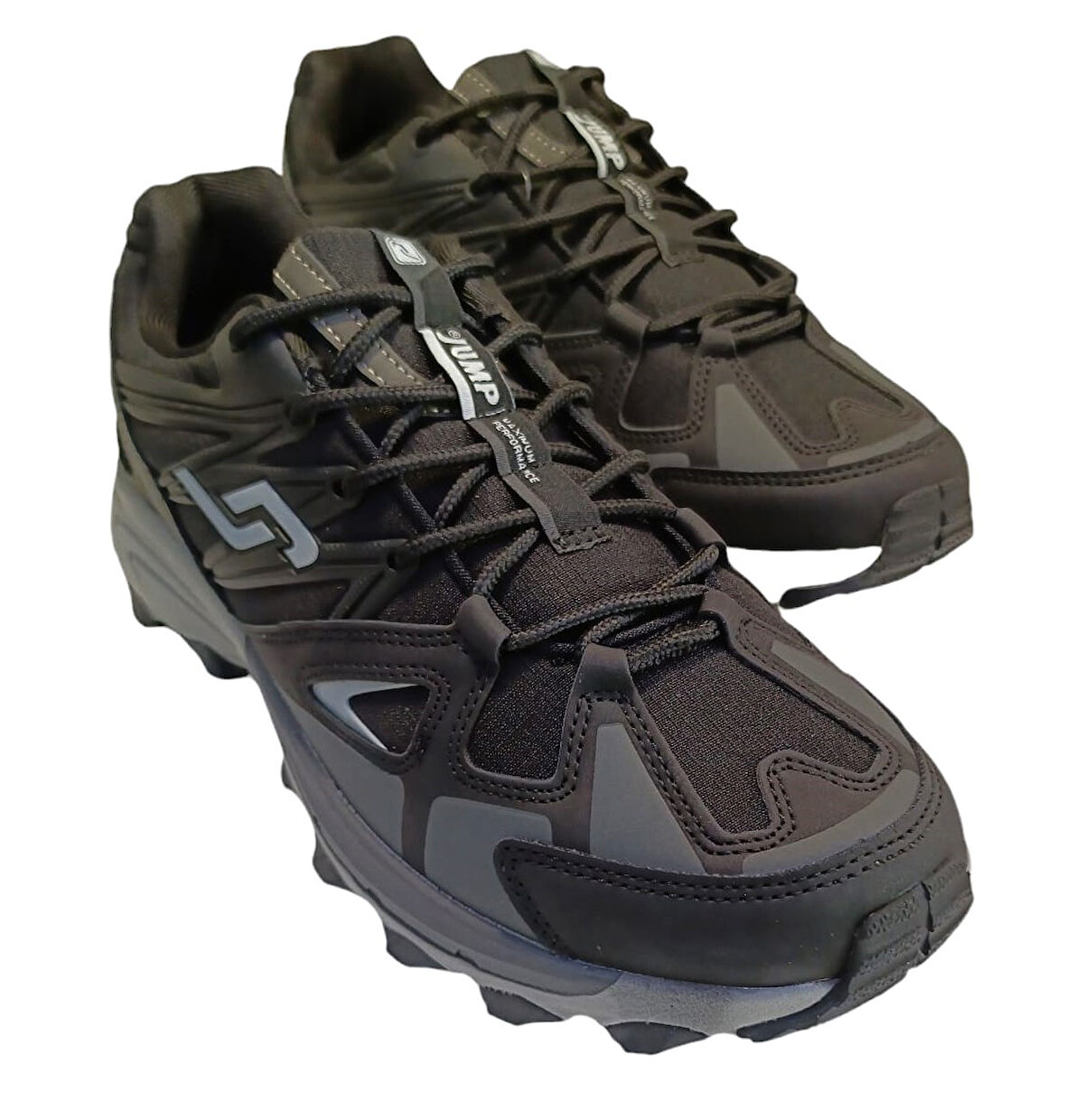 Jump 30703 Erkek Sneaker Spor Ayakkabı Siyah - Gri