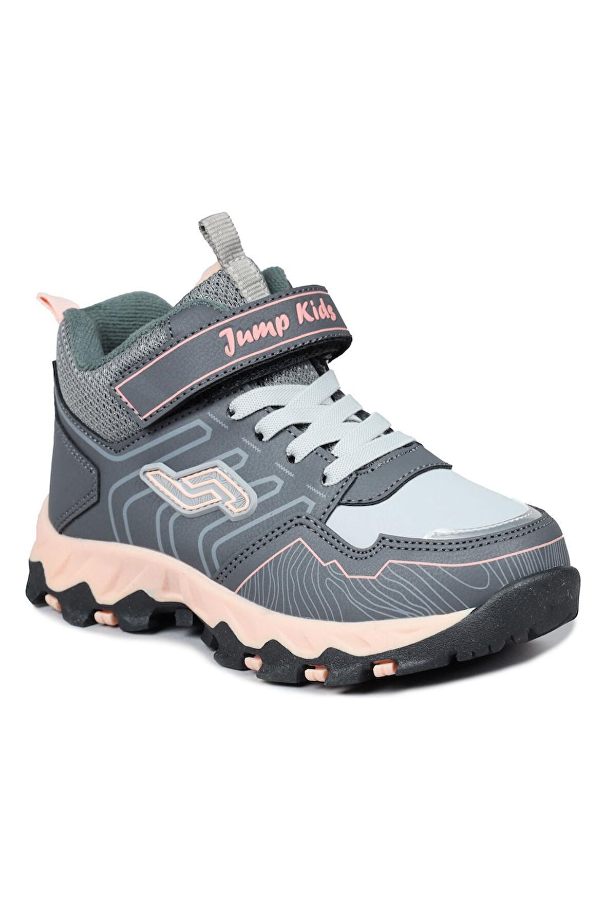 31004 Gri - Somon Pembe Kız Çocuk Bot