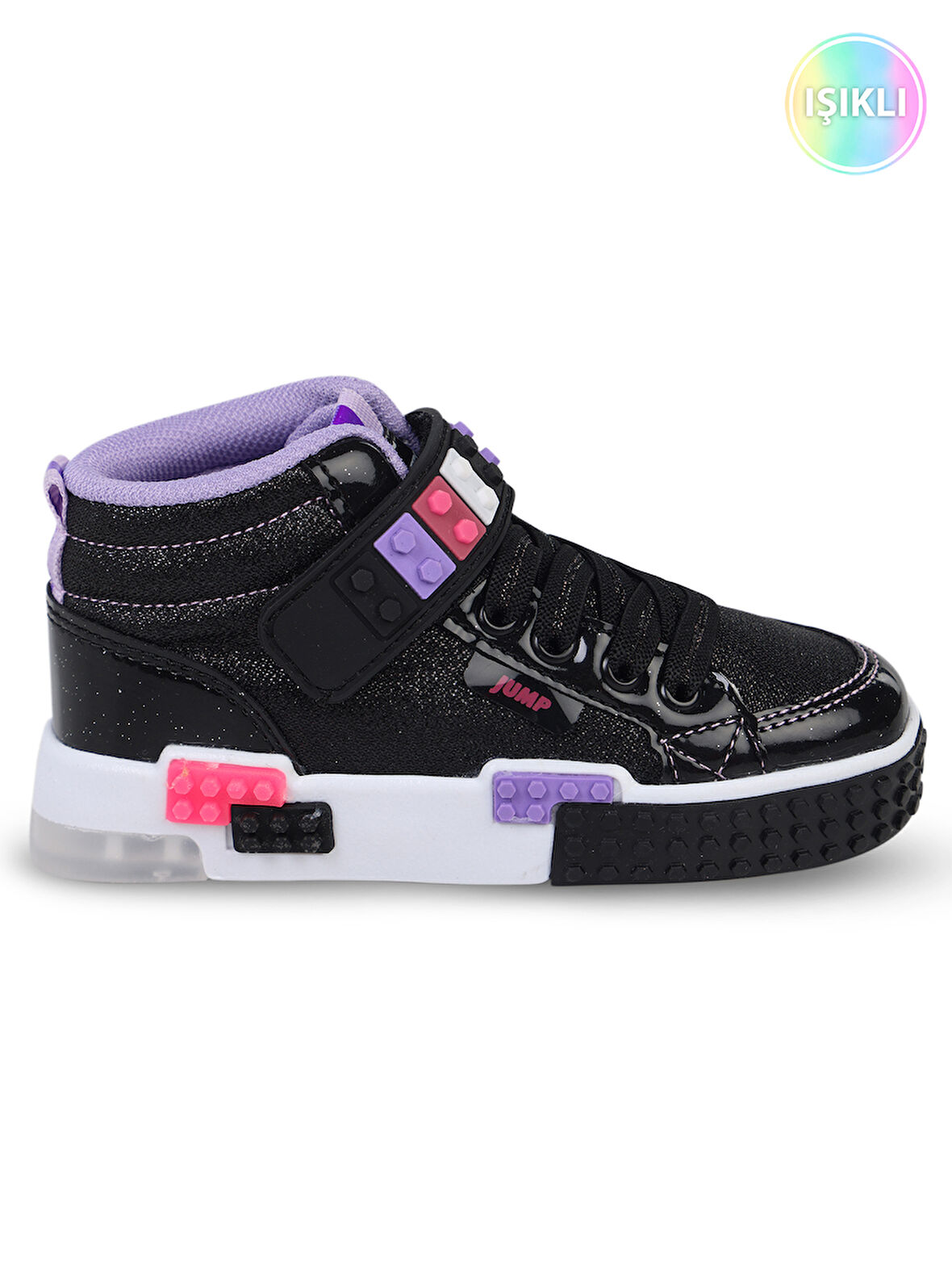 Jump Kız Çocuk Spor Ayakkabı 26-30 Numara Siyah