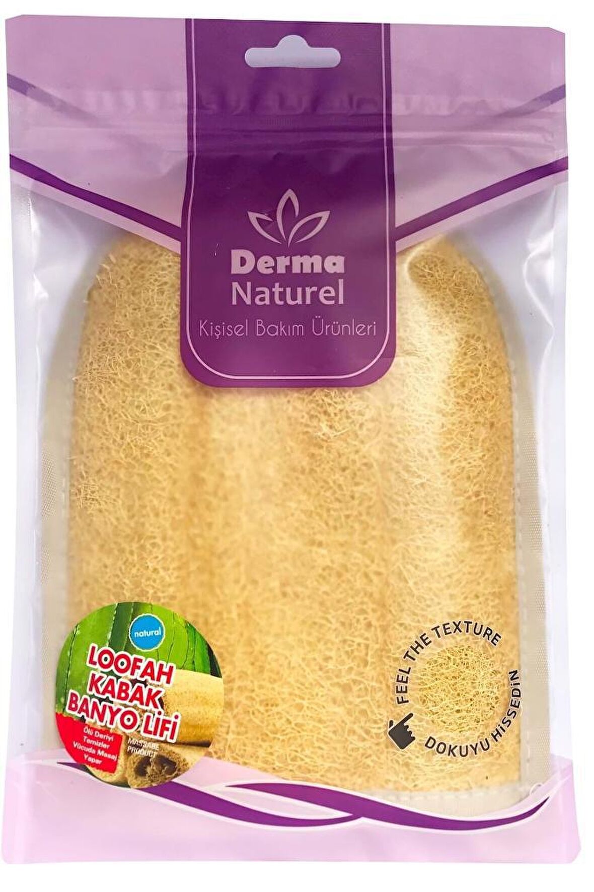 Derma Naturel Loofah (Kabak) Havlu Eldiven