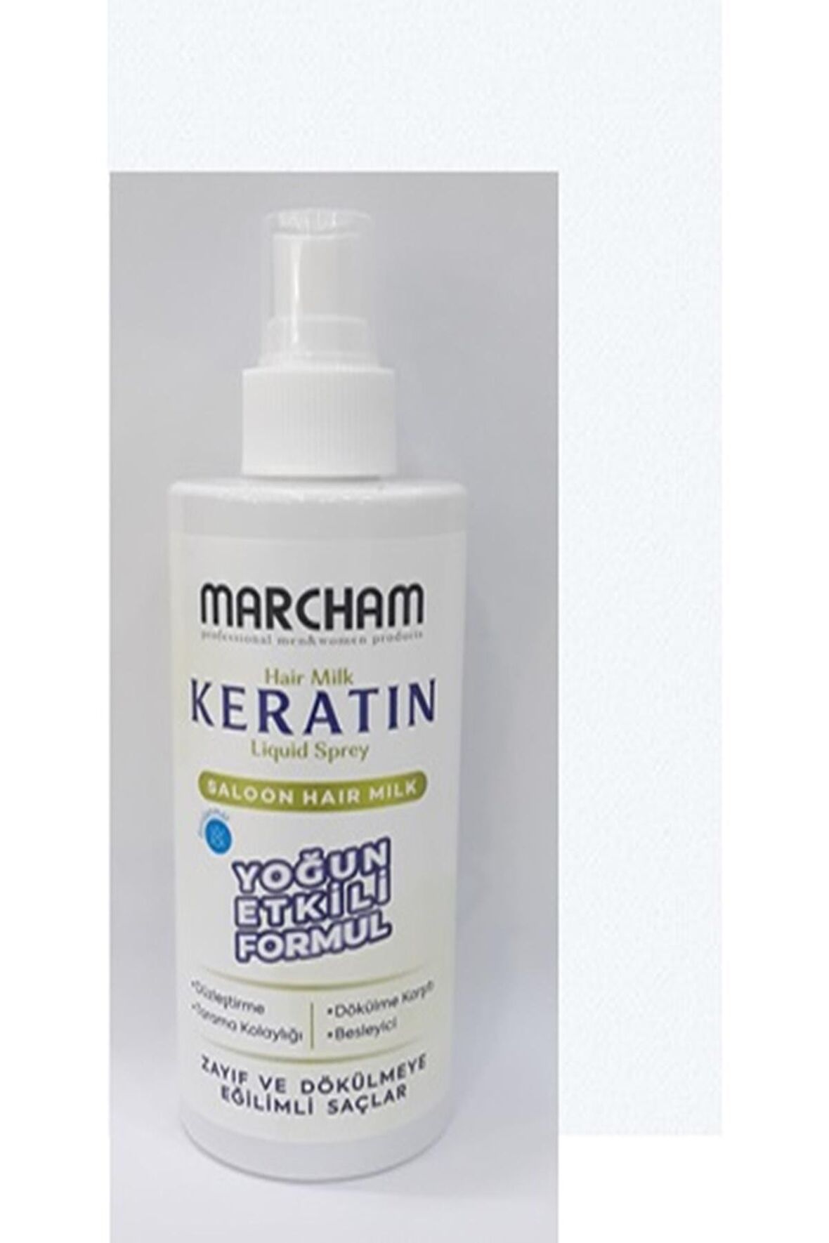 Marcham Keratin Zayıf Ve Dökülen Saçlar İçin Besleyici Bakım Sütü 250 ml Sprey