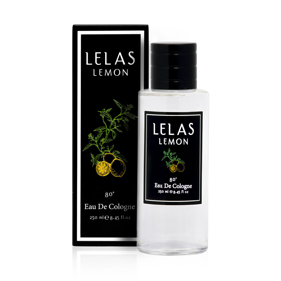 Lelas Limon Kolonyası 80 Derece Pet Şişe 250 ml