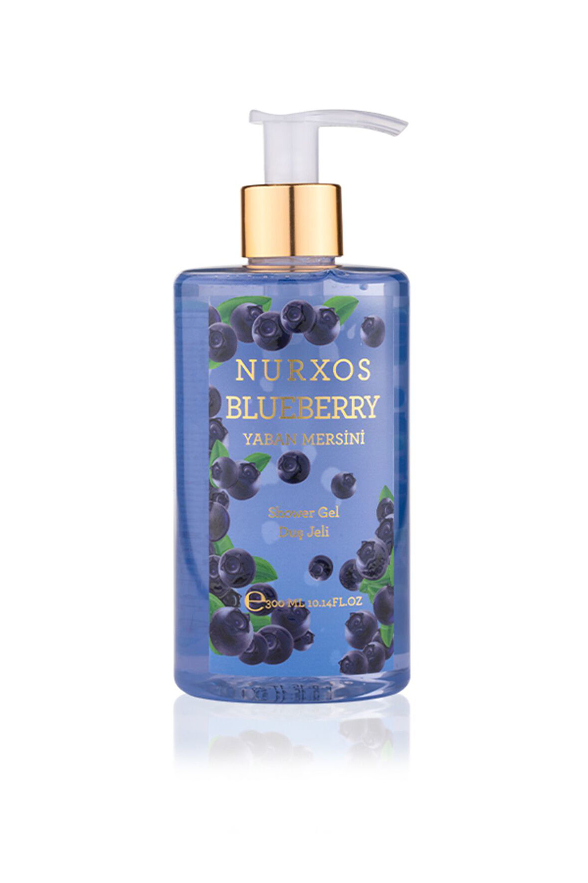 Nurxos 9227 Blueberry Yaban Mersini 300 ML Kadın Erkek Duş Jeli 868112469