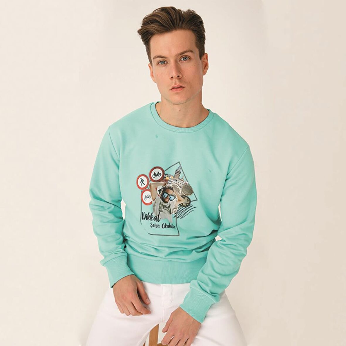 Biggdesign Nature Durak Erkek Sweatshirt