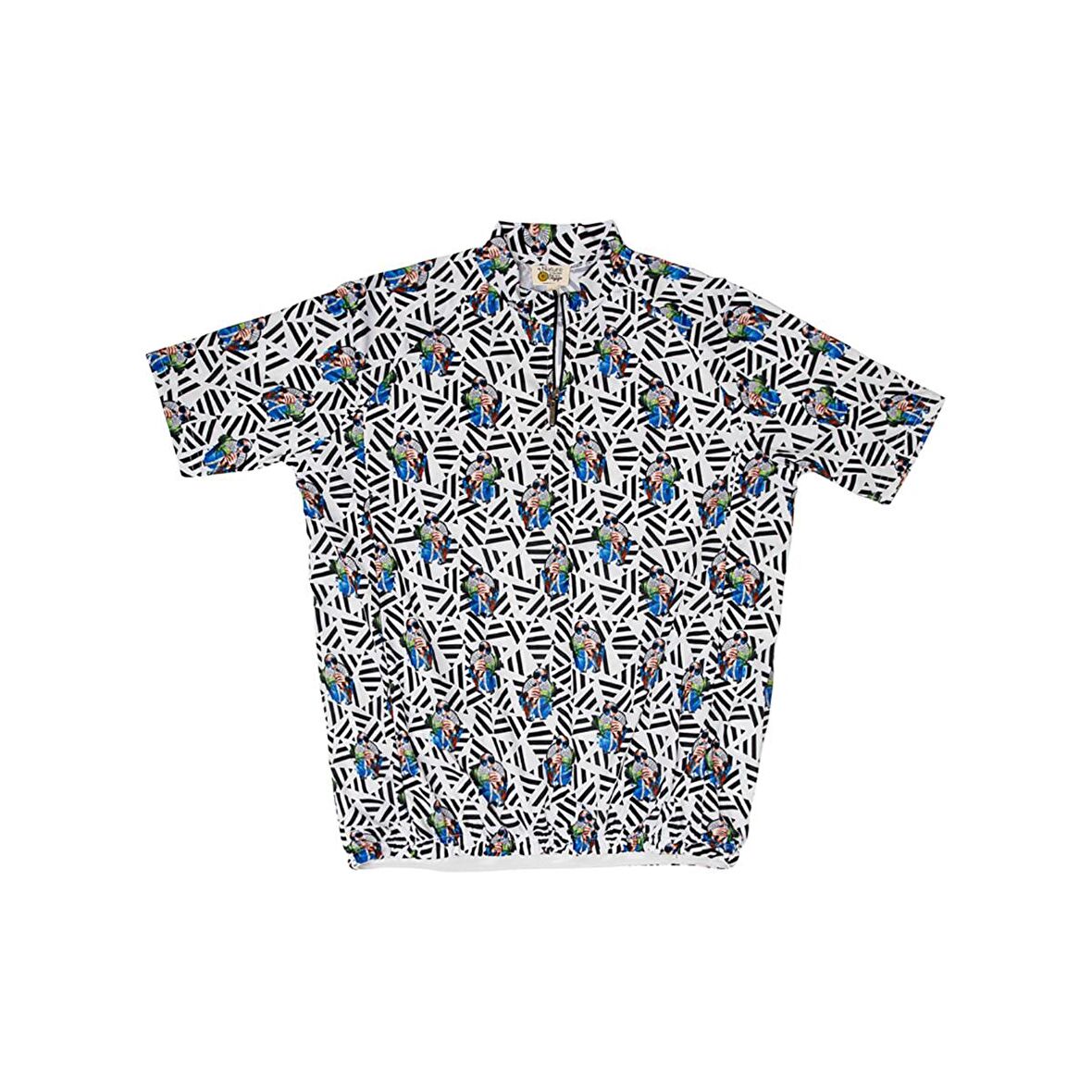 Biggdesign Nature Ormanın Kralı Fermuarlı Erkek Tshirt Çok Renkli-L
