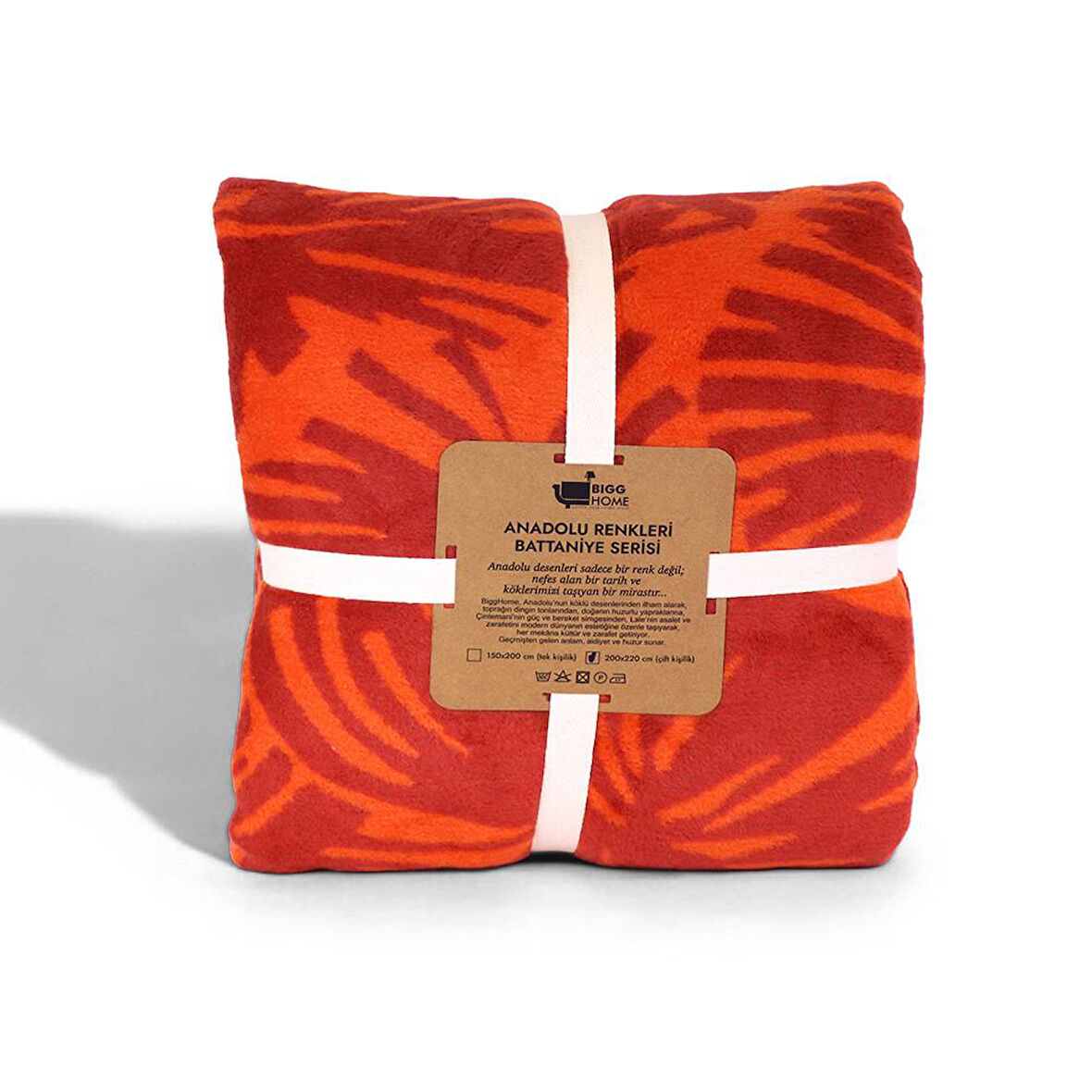 Bigghome Doğa Çift Kişilik Battaniye 200 x 220 cm