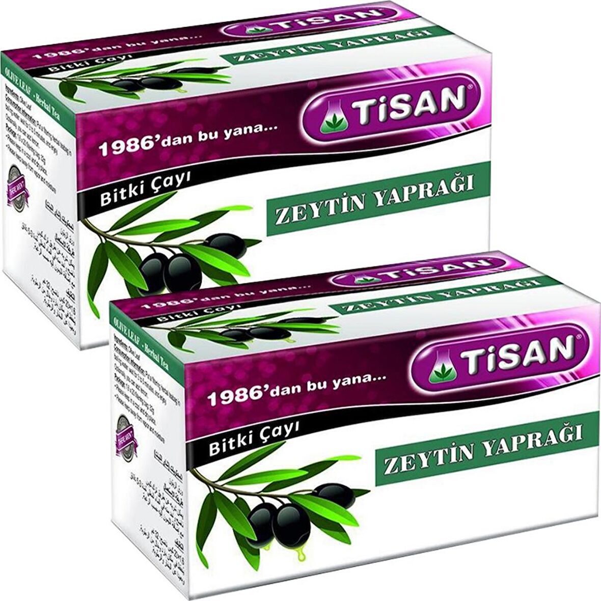 Tisan Zeytin Yaprağı Bitki Süzen Poşet Çay 2 x 20'li